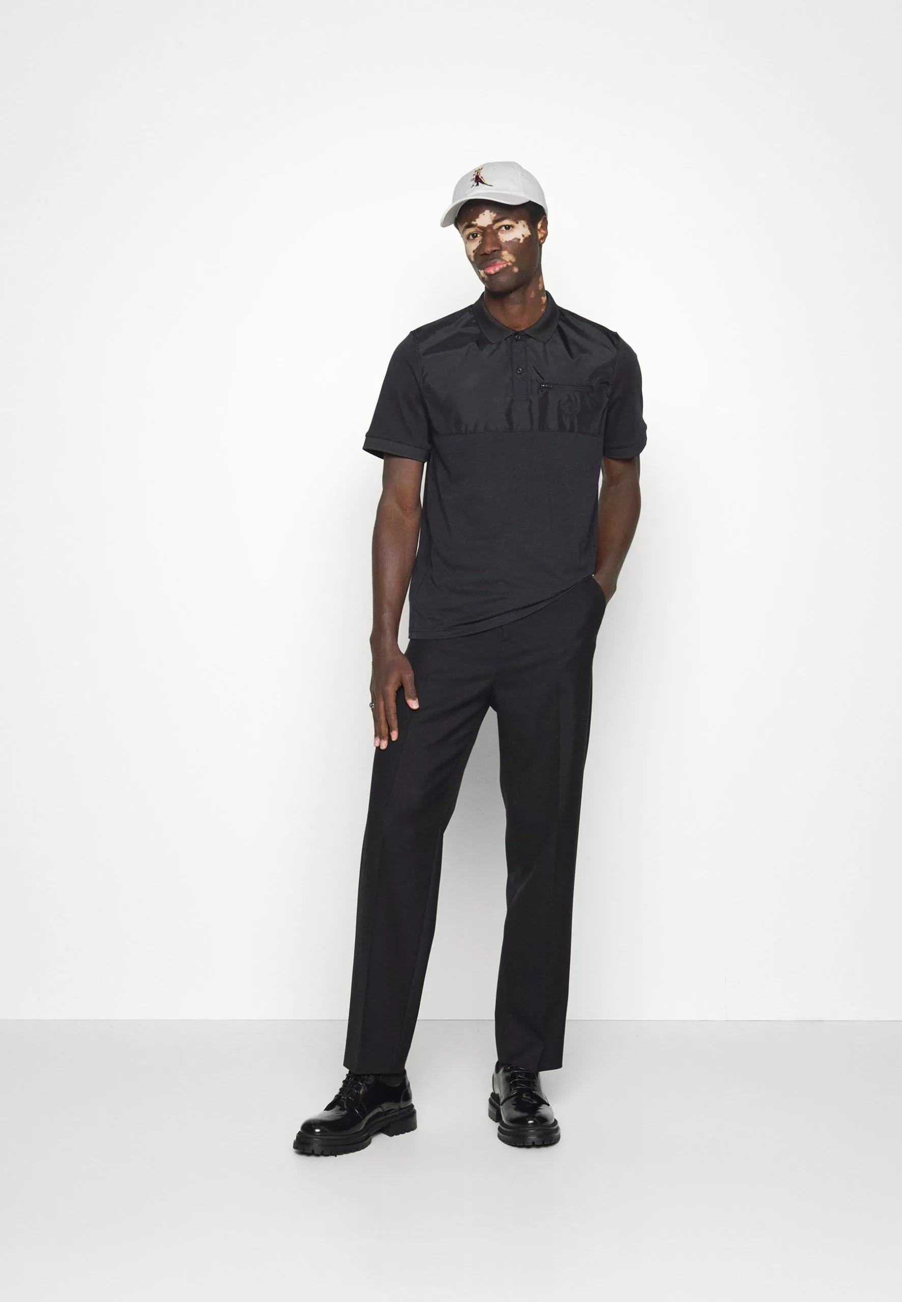 J.LINDEBERGDANILO HYBRID - Piké - Black 5 J.LINDEBERGDANILO HYBRID - Piké - Black - Bild 5