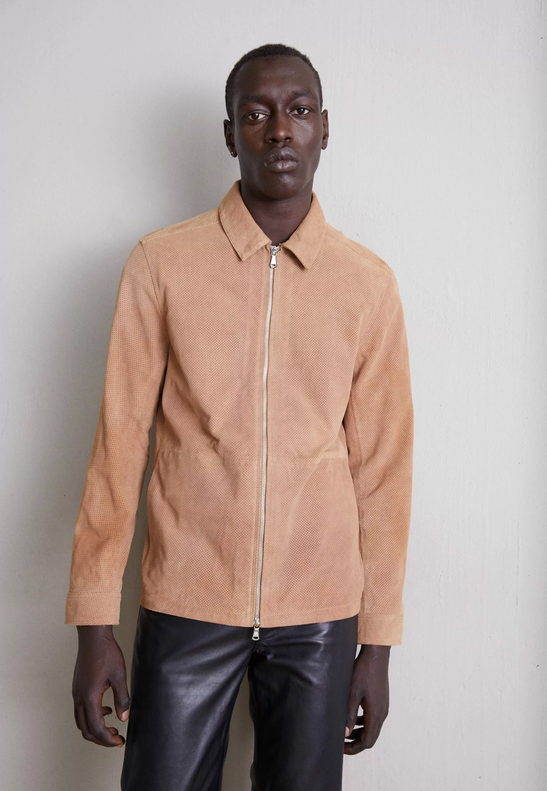 J.LINDEBERGJONAH PERFOR - Skinnjacka - Tiger Brown 1 J.LINDEBERGJONAH PERFOR - Skinnjacka - Tiger Brown