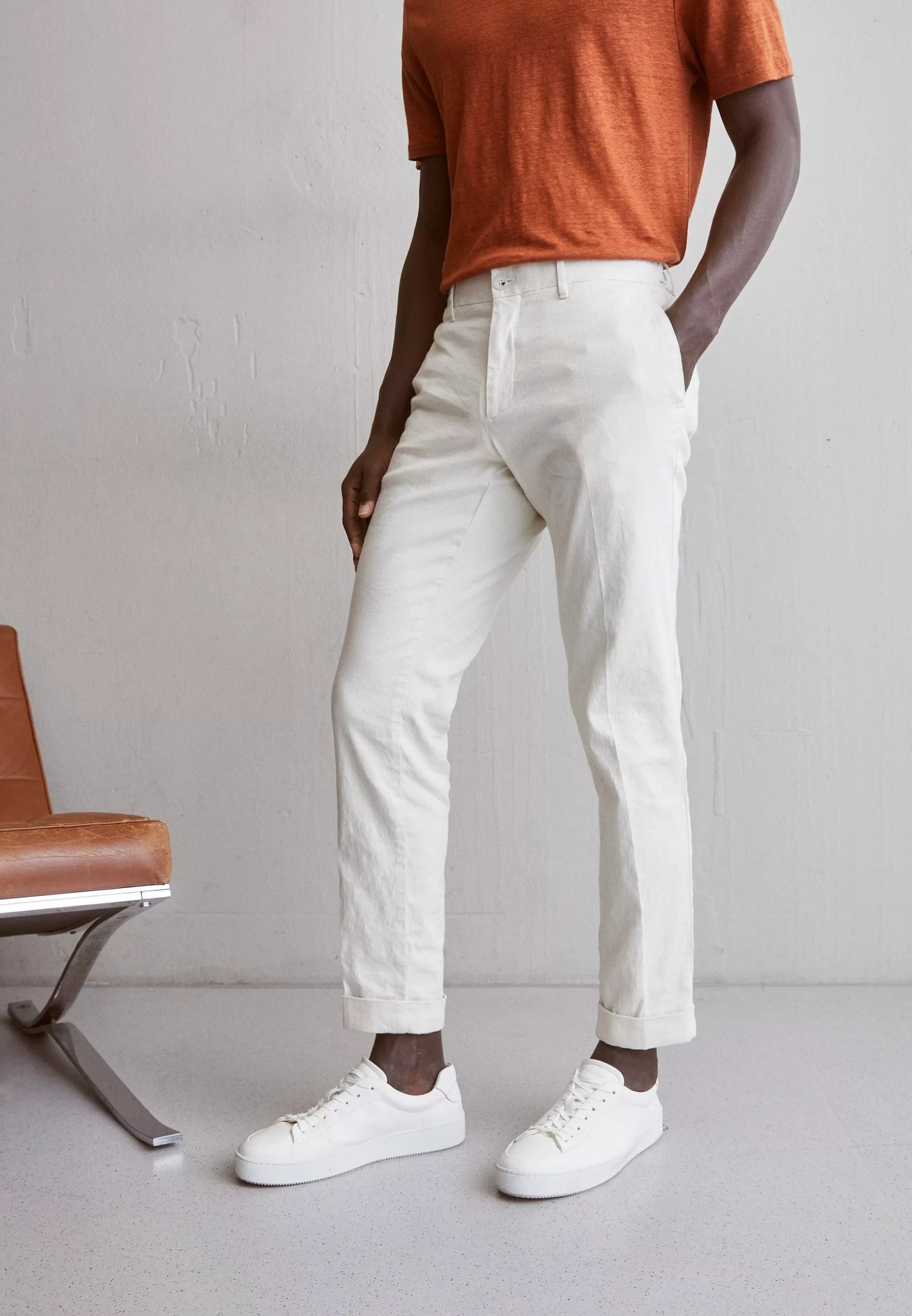 J.LINDEBERGGRANT PANTS - Chinos - Turtledove 1 J.LINDEBERGGRANT PANTS - Chinos - Turtledove