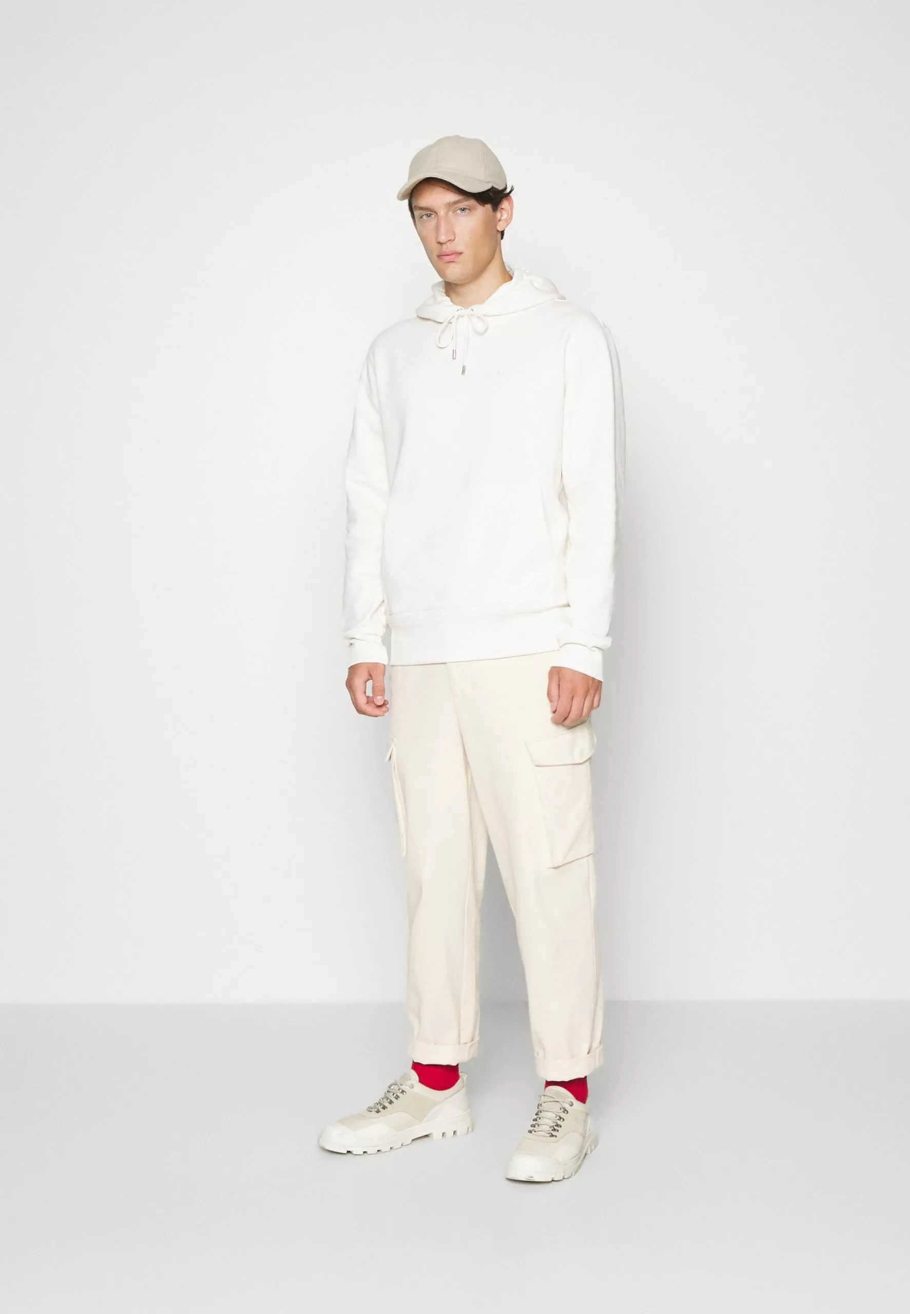 J.LINDEBERGCHIP POCKET HOODIE - Sweatshirt - Cloud White 2 J.LINDEBERGCHIP POCKET HOODIE - Sweatshirt - Cloud White - Bild 2