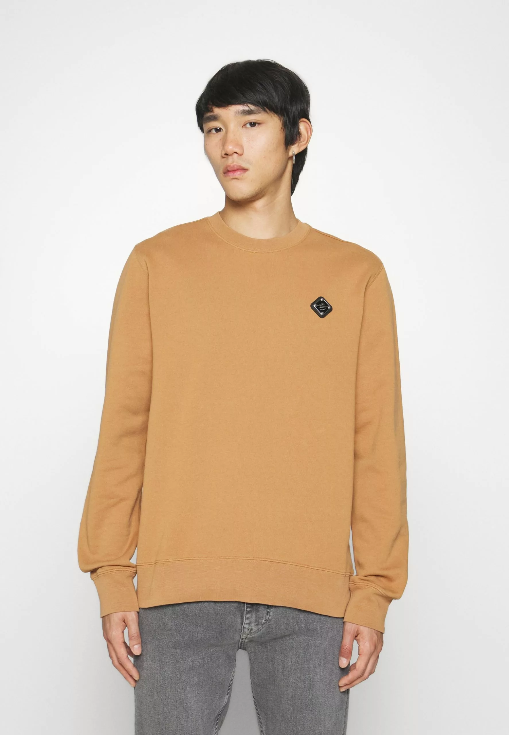 J.LINDEBERGTHROW PATCH C NECK - Sweatshirt - Chipmunk 3 J.LINDEBERGTHROW PATCH C NECK - Sweatshirt - Chipmunk - Bild 3