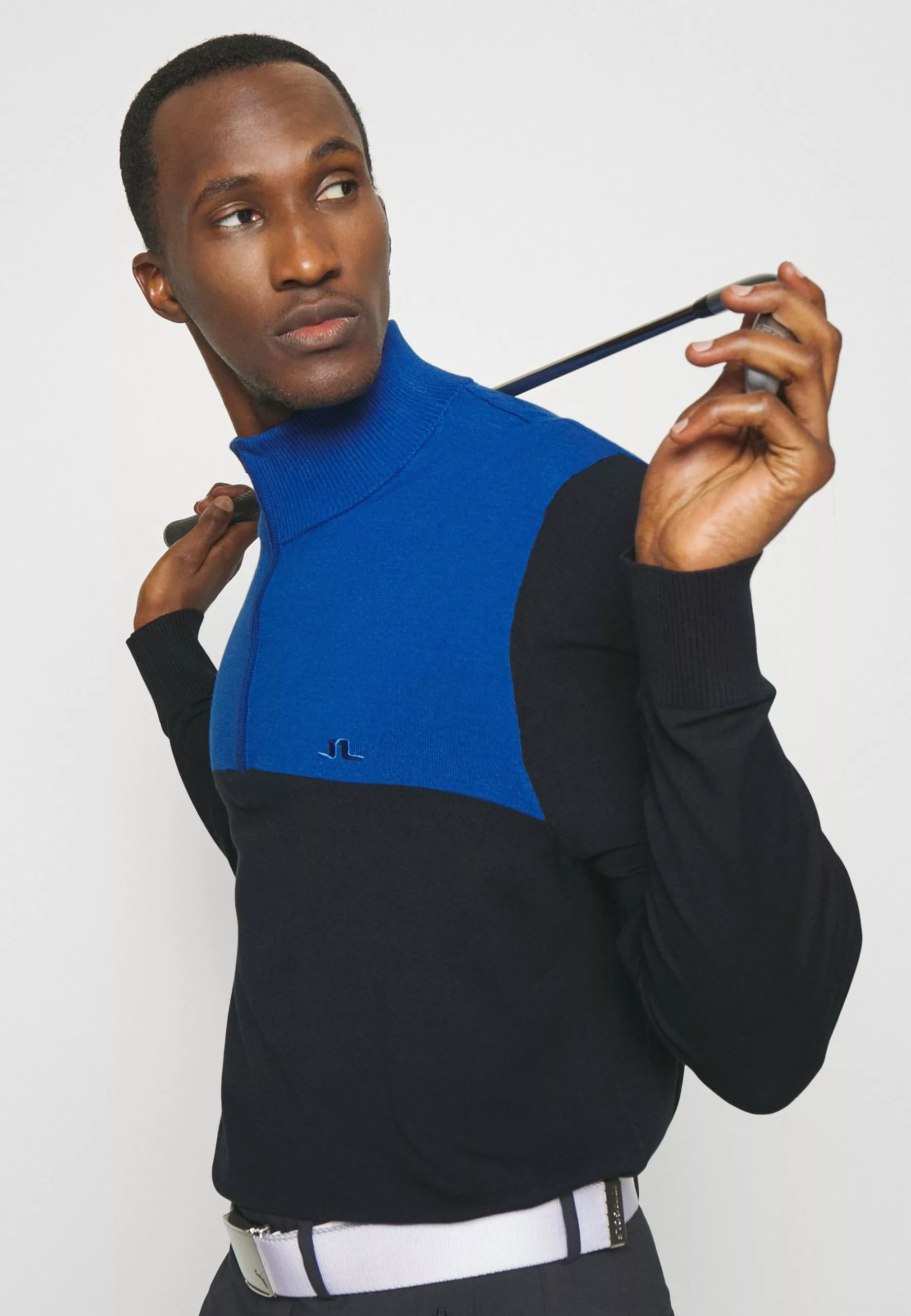 J.LINDEBERGJEFF SWEATER - Stickad Tröja - Navy 4 J.LINDEBERGJEFF SWEATER - Stickad Tröja - Navy - Bild 4