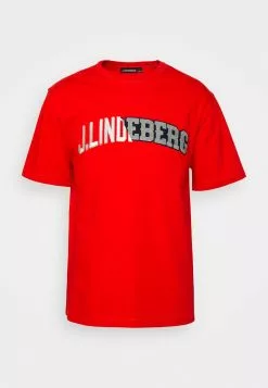 J.LINDEBERGCAMILO GRAPHIC - T-shirt Med Print - Fiery Red -J.Lindeberg Affär 8949ee174034417a973849dea6591982