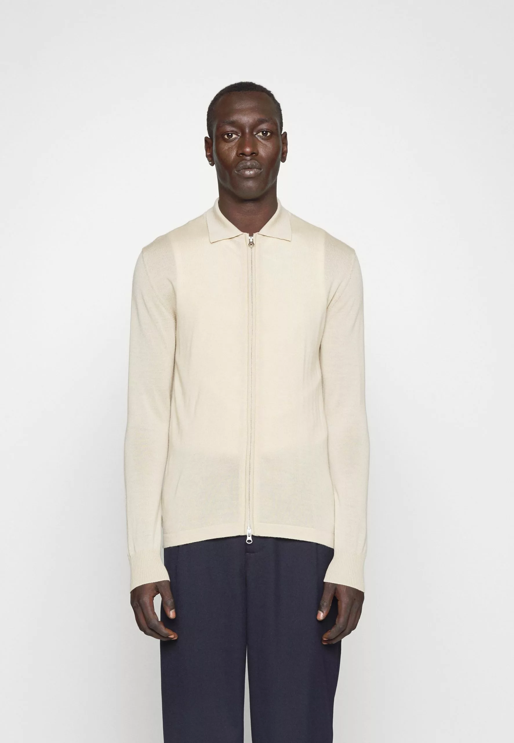 J.LINDEBERGNYLE ZIP CARDIGAN - Kofta - Safari Beige 3 J.LINDEBERGNYLE ZIP CARDIGAN - Kofta - Safari Beige - Bild 3