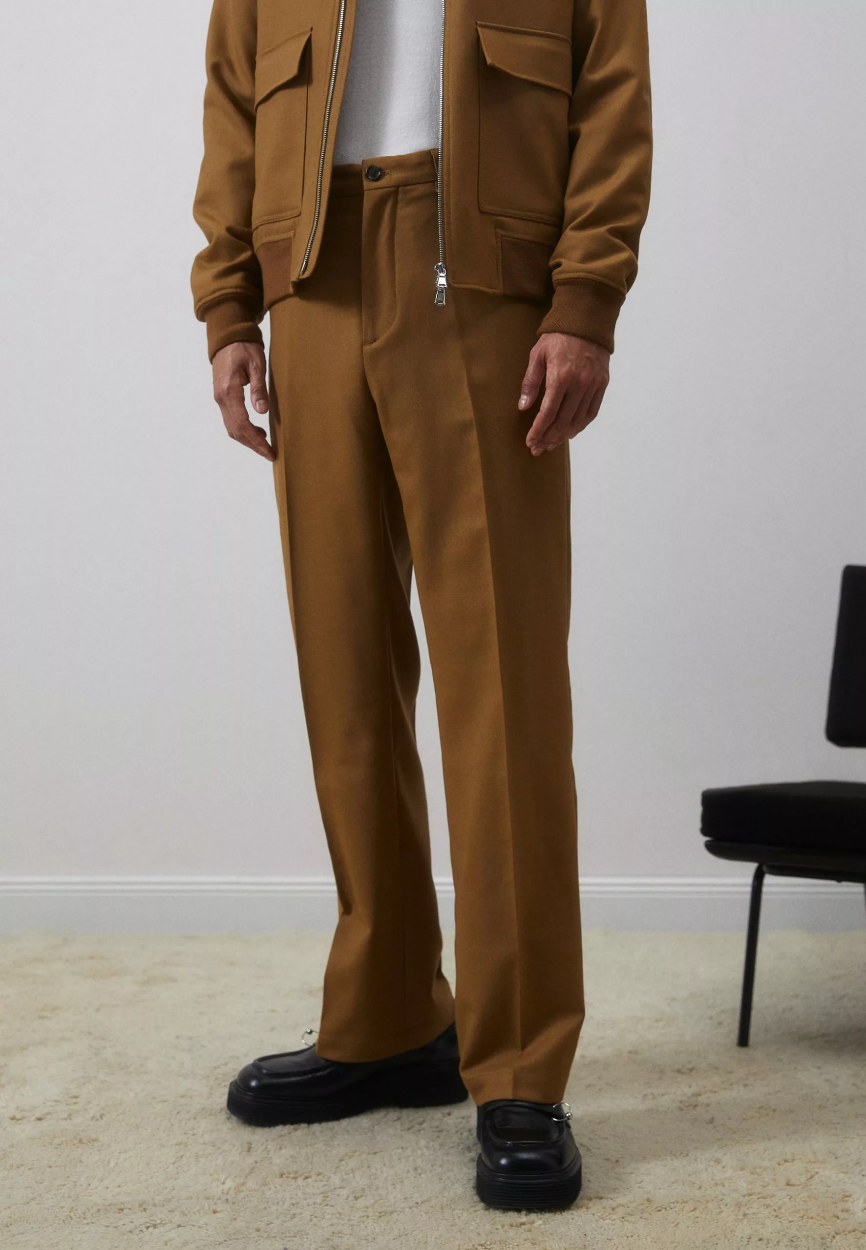 J.LINDEBERGHAIJ PANTS - Tygbyxor - Chipmunk 1 J.LINDEBERGHAIJ PANTS - Tygbyxor - Chipmunk