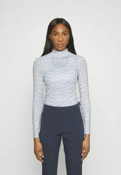 J.Lindeberg SportsASA SOFT COMPRESSION - Långärmad Tröja - White Outline Bridge Swirl