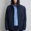 J.LINDEBERGTRACE SOLID JACKET - Tunn Jacka - Navy