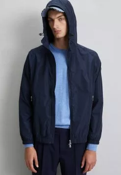 J.LINDEBERGTRACE SOLID JACKET - Tunn Jacka - Navy