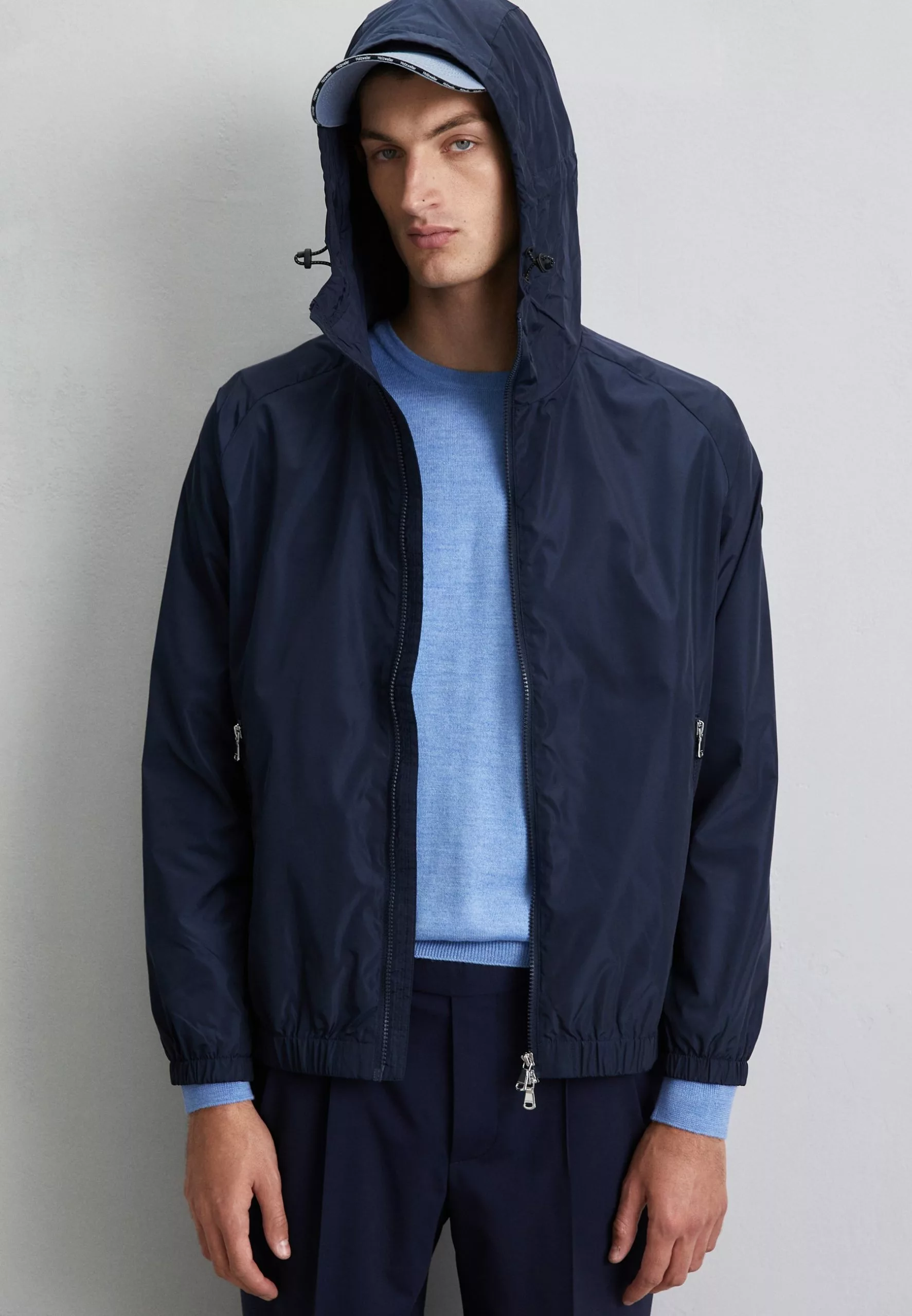 J.LINDEBERGTRACE SOLID JACKET - Tunn Jacka - Navy 1 J.LINDEBERGTRACE SOLID JACKET - Tunn Jacka - Navy