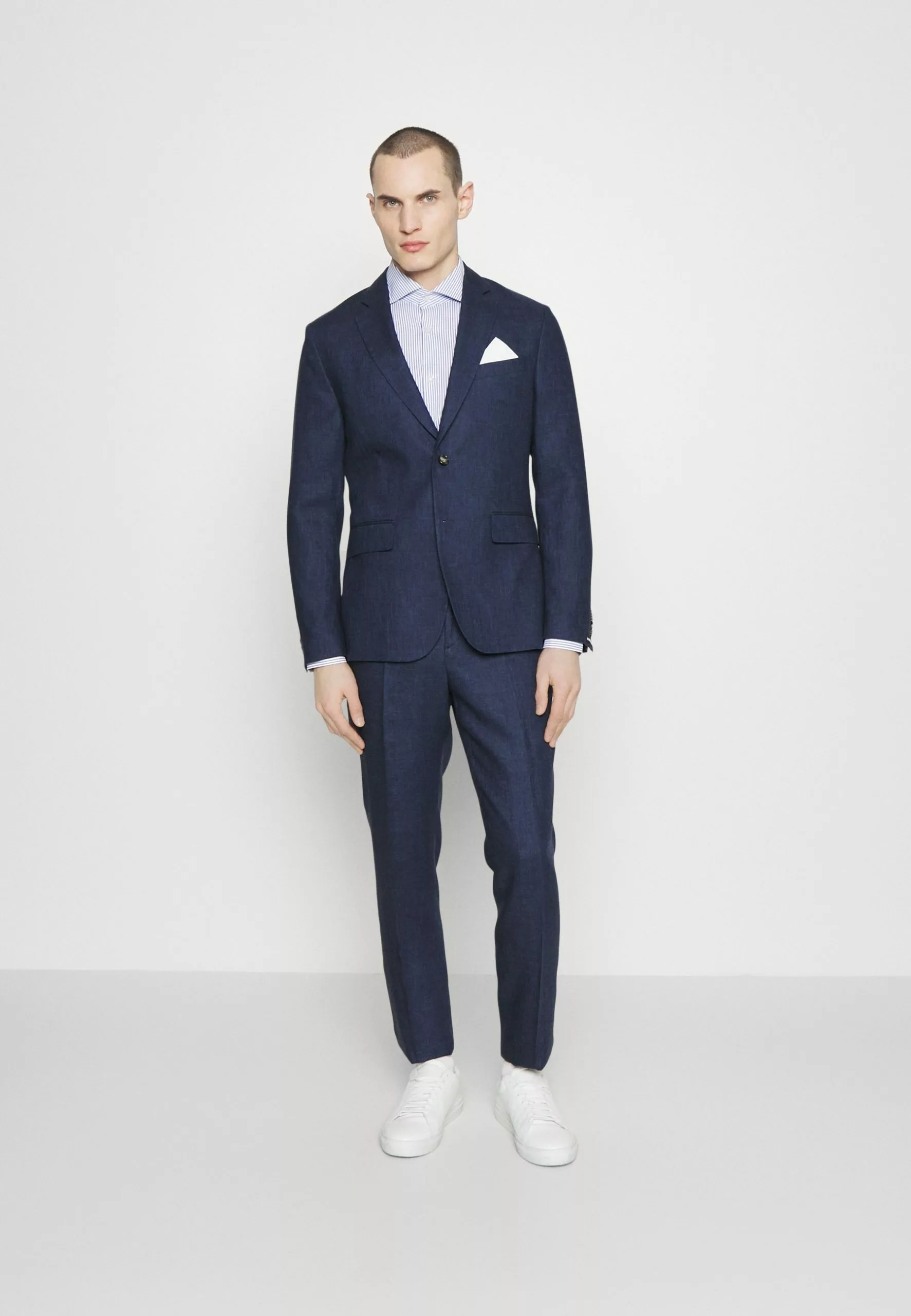 J.LINDEBERGLEO PANTS - Kostymbyxor - Blue Indigo 2 J.LINDEBERGLEO PANTS - Kostymbyxor - Blue Indigo - Bild 2