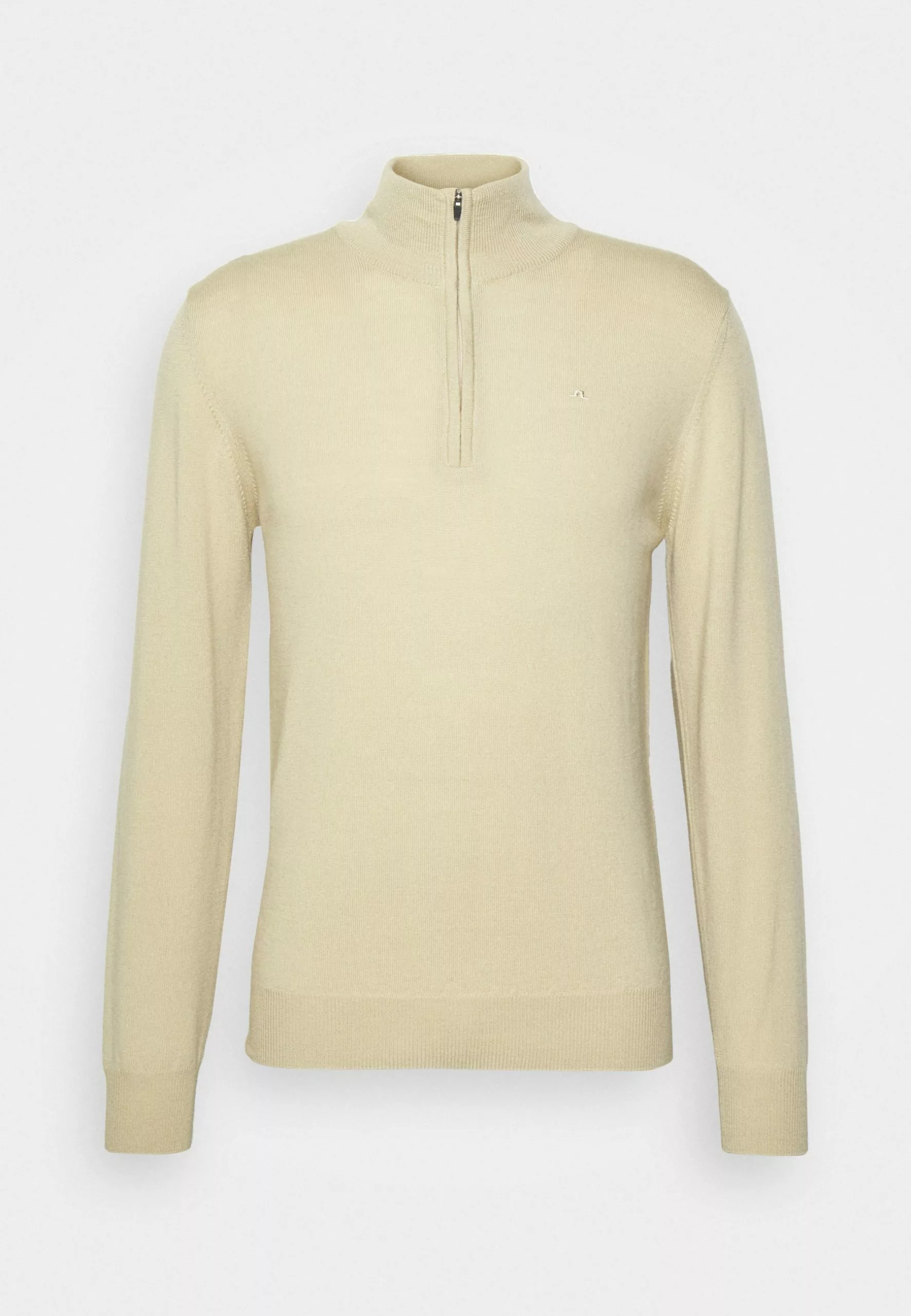 J.LINDEBERGKIYAN QUARTER ZIP - Stickad Tröja - Safari Beige 7 J.LINDEBERGKIYAN QUARTER ZIP - Stickad Tröja - Safari Beige - Bild 7