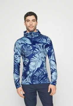 J.Lindeberg SportsAERIAL QUATER HOOD - Långärmad Tröja - Hibiscus Blue