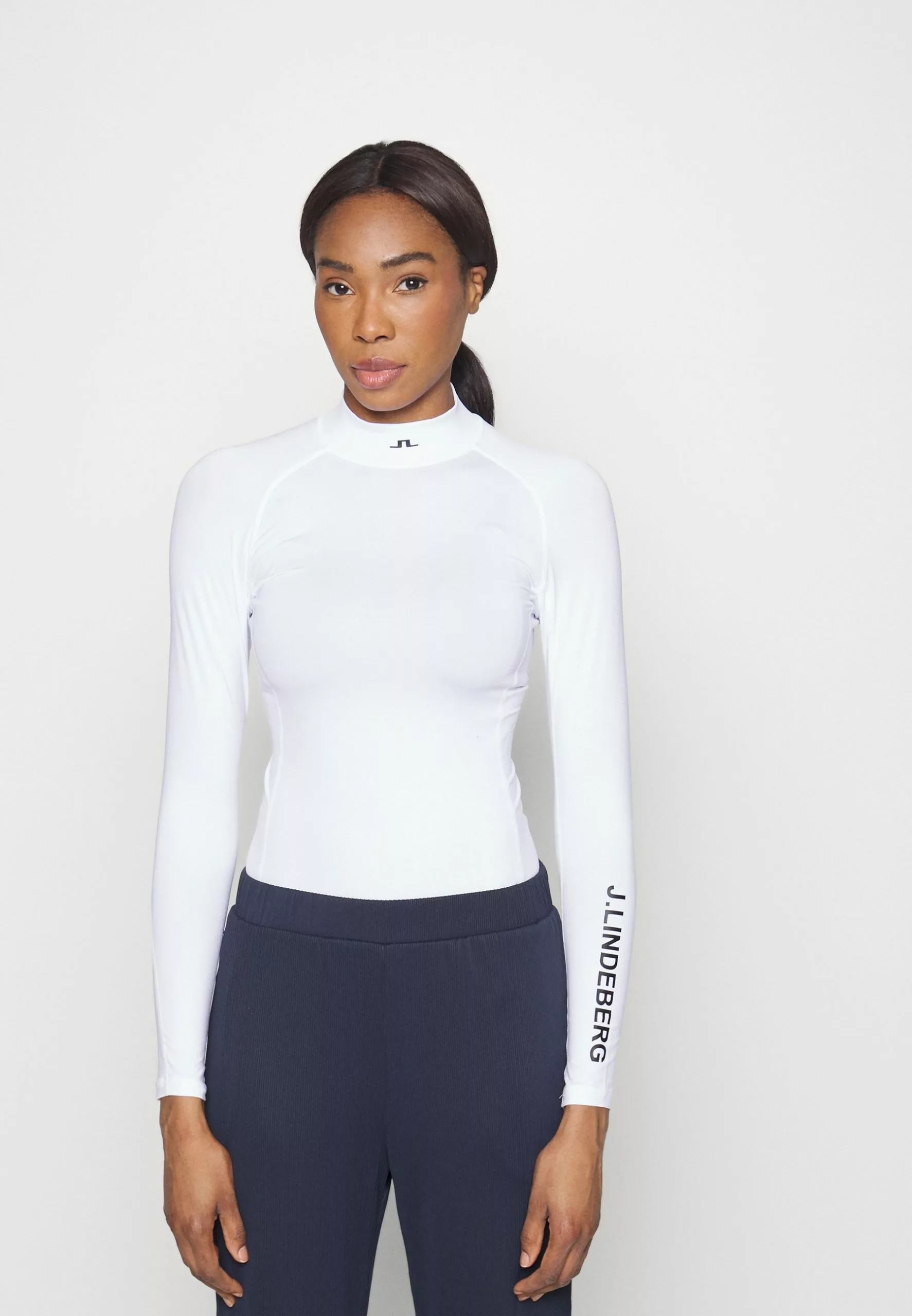 J.Lindeberg SportsASA SOFT COMPRESSION - T-shirt Till Träning - White 1 J.Lindeberg SportsASA SOFT COMPRESSION - T-shirt Till Träning - White