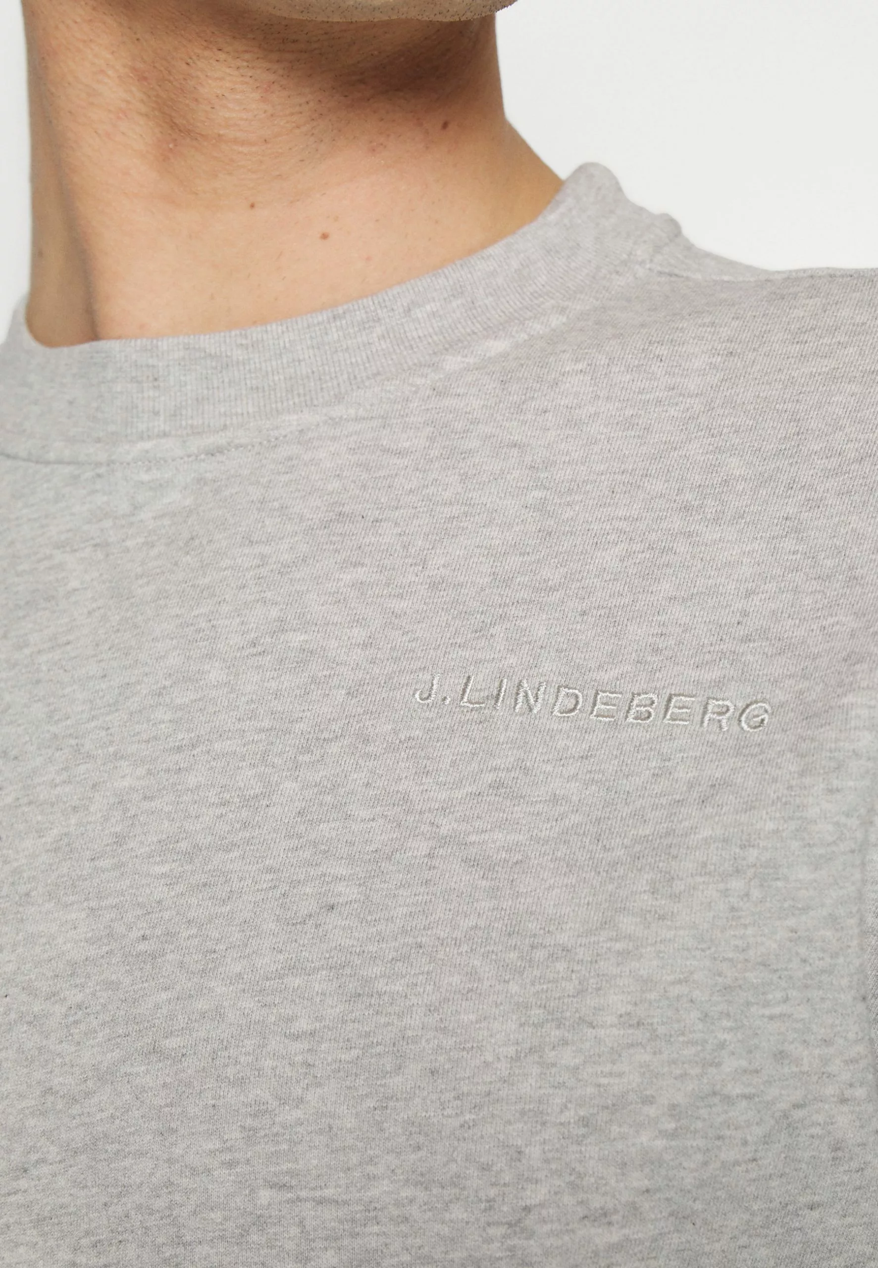 J.LINDEBERGCHIP CREW NECK - Sweatshirt - Light Grey 8 J.LINDEBERGCHIP CREW NECK - Sweatshirt - Light Grey - Bild 8