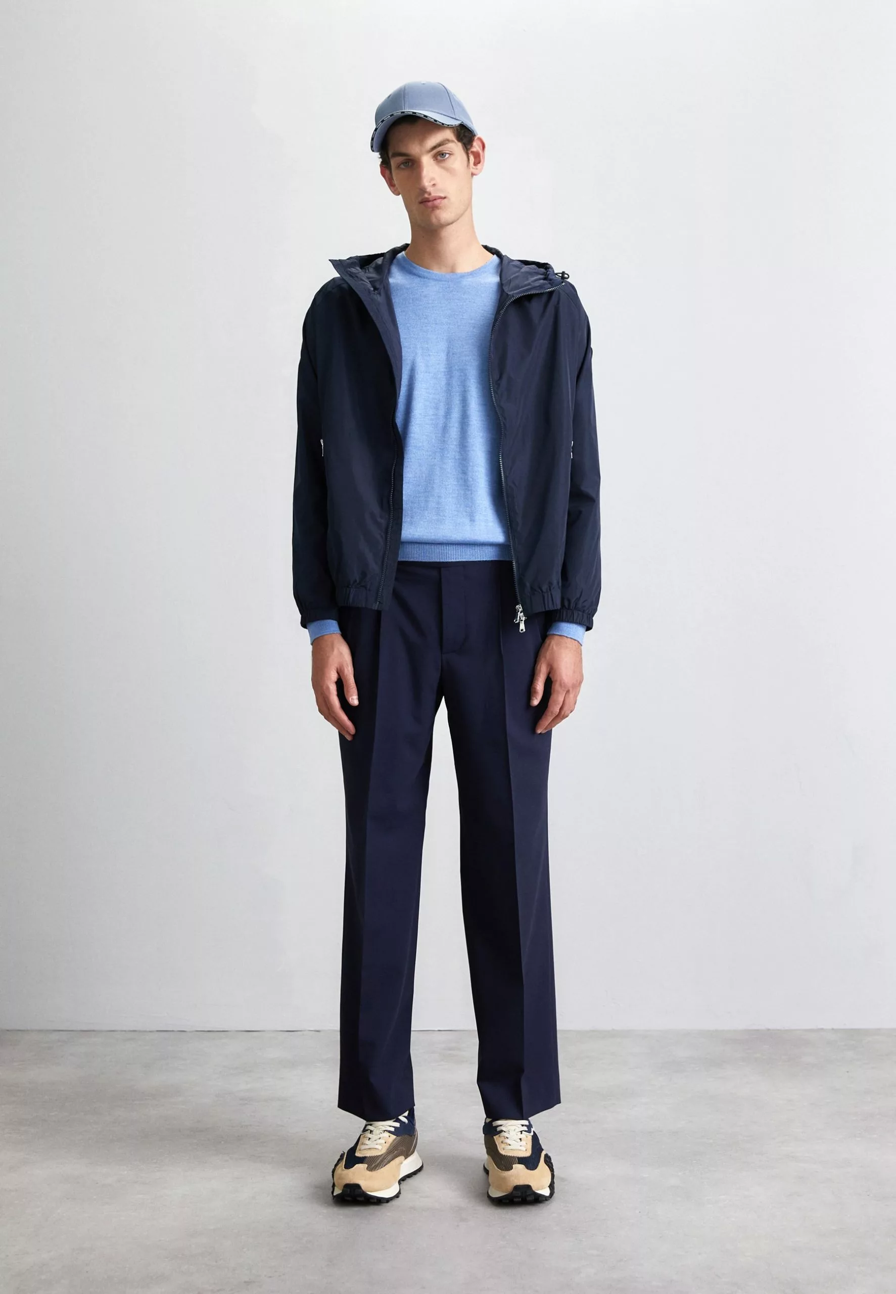 J.LINDEBERGTRACE SOLID JACKET - Tunn Jacka - Navy 2 J.LINDEBERGTRACE SOLID JACKET - Tunn Jacka - Navy - Bild 2