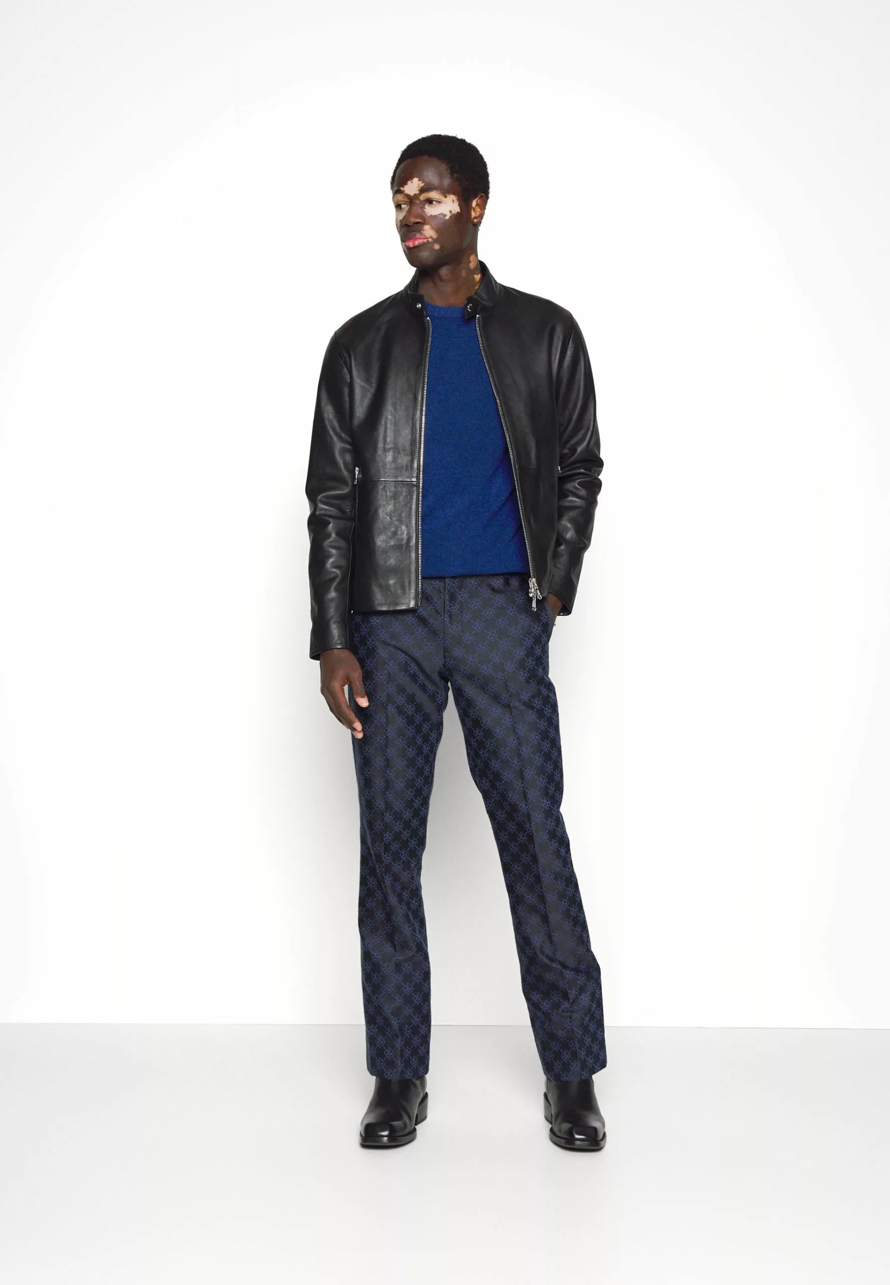 J.LINDEBERGBORIS BIKER JACKET - Skinnjacka - Black 5 J.LINDEBERGBORIS BIKER JACKET - Skinnjacka - Black - Bild 5