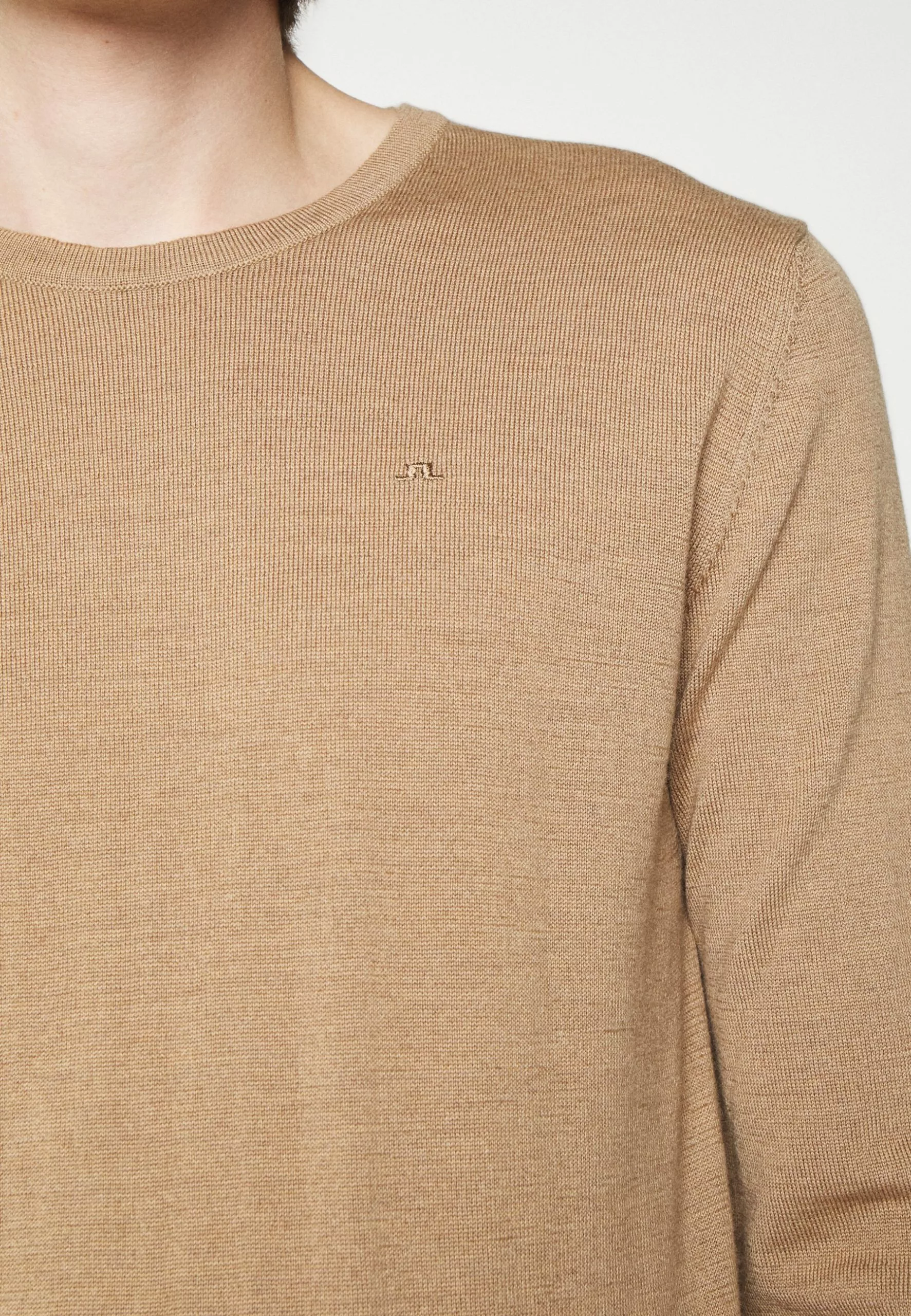 J.LINDEBERGLYLE CREW NECK - Stickad Tröja - Tiger Brown 8 J.LINDEBERGLYLE CREW NECK - Stickad Tröja - Tiger Brown - Bild 8