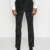 J.LINDEBERGLIAM VELVET PANTS - Kostymbyxor - Black