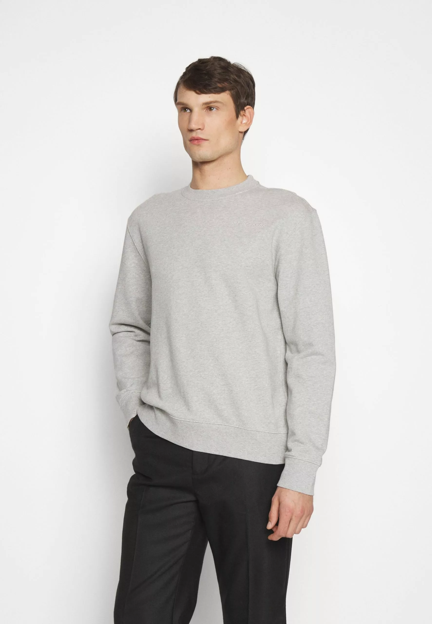J.LINDEBERGCHIP CREW NECK - Sweatshirt - Light Grey 3 J.LINDEBERGCHIP CREW NECK - Sweatshirt - Light Grey - Bild 3