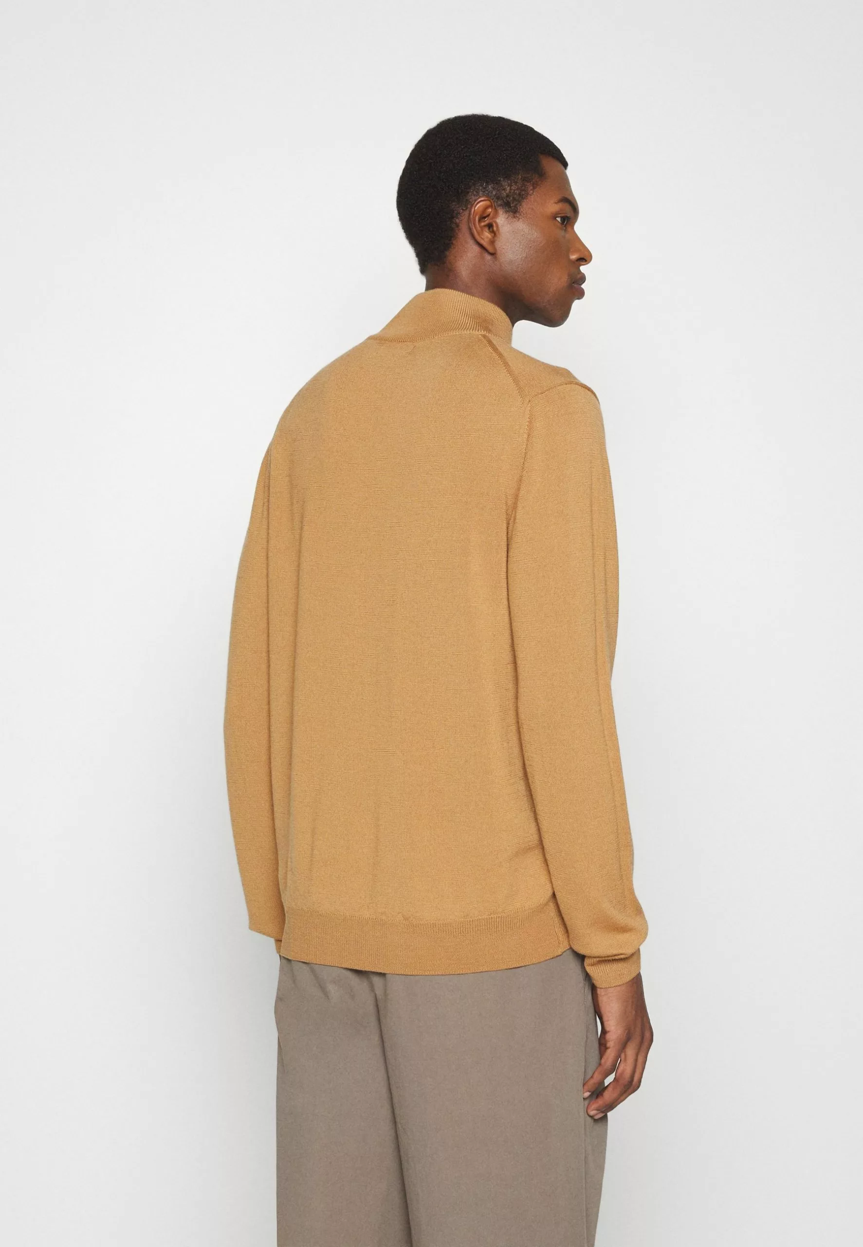 J.LINDEBERGKIYAN QUARTER ZIP - Stickad Tröja - Chipmunk 4 J.LINDEBERGKIYAN QUARTER ZIP - Stickad Tröja - Chipmunk - Bild 4