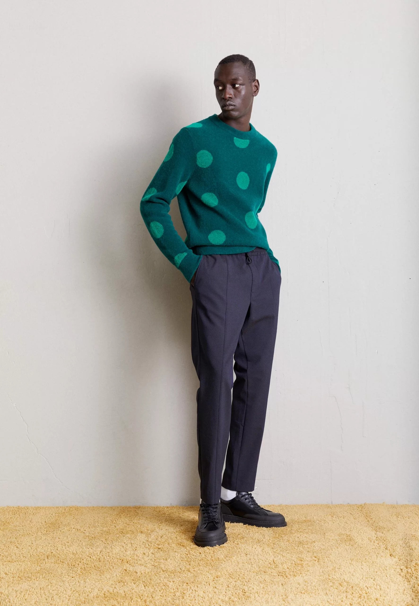 J.LINDEBERGSASHA STRUCTURED PANTS - Tygbyxor - Navy 2 J.LINDEBERGSASHA STRUCTURED PANTS - Tygbyxor - Navy - Bild 2