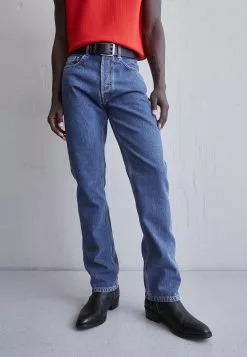 J.LINDEBERGCODY FLAT - Jeans Straight Leg - Mid Blue