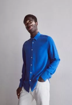 J.LINDEBERGCOMFORT SLIM SHIRT - Skjorta - Lapis Blue