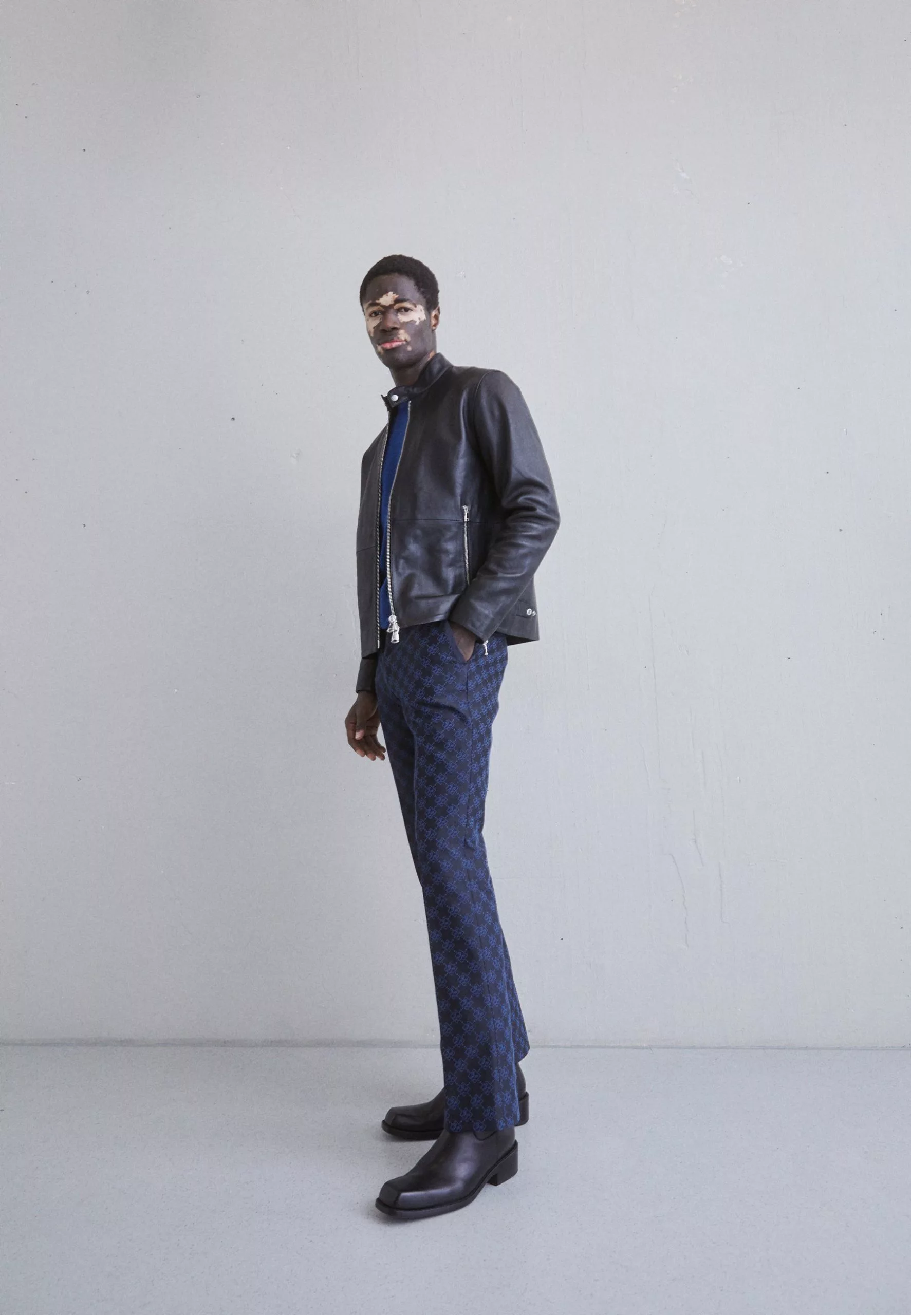 J.LINDEBERGBORIS BIKER JACKET - Skinnjacka - Black 2 J.LINDEBERGBORIS BIKER JACKET - Skinnjacka - Black - Bild 2