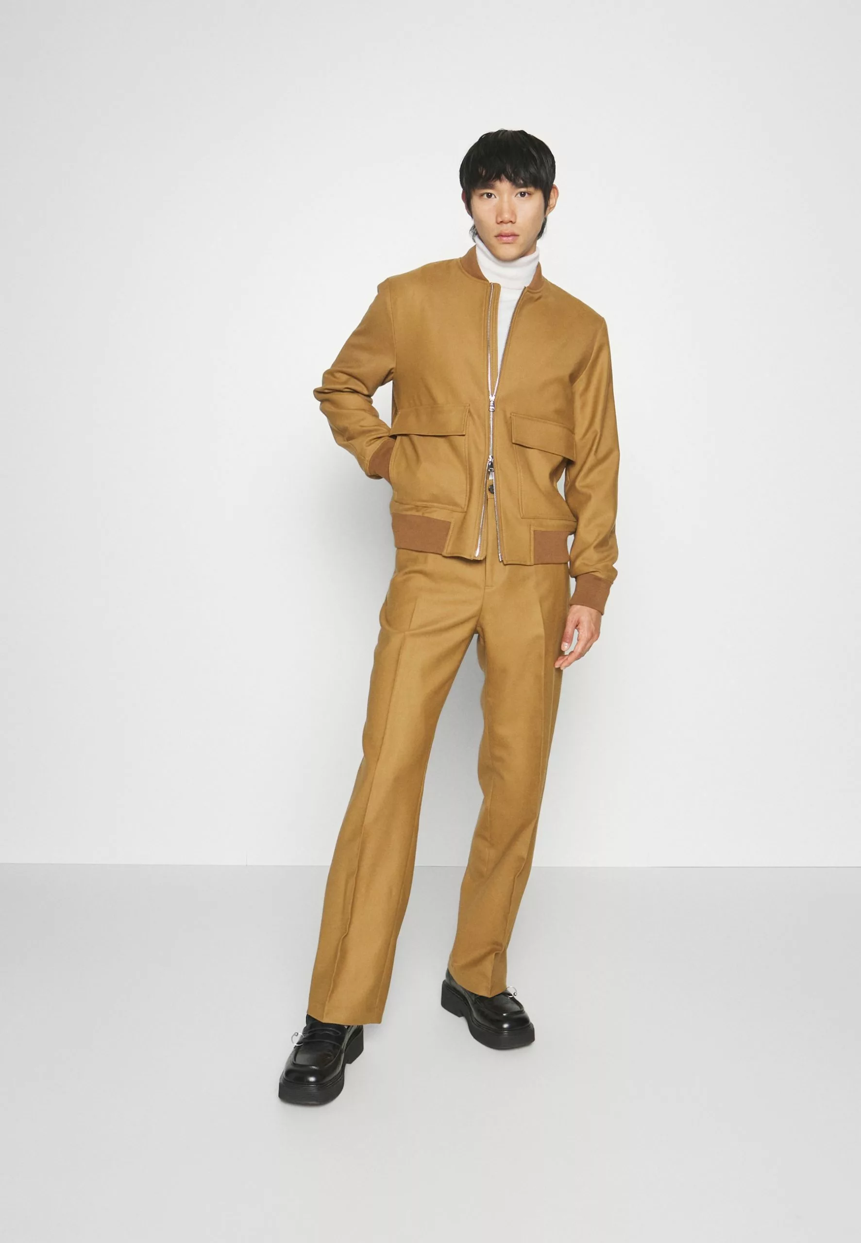 J.LINDEBERGHAIJ PANTS - Tygbyxor - Chipmunk 3 J.LINDEBERGHAIJ PANTS - Tygbyxor - Chipmunk - Bild 3