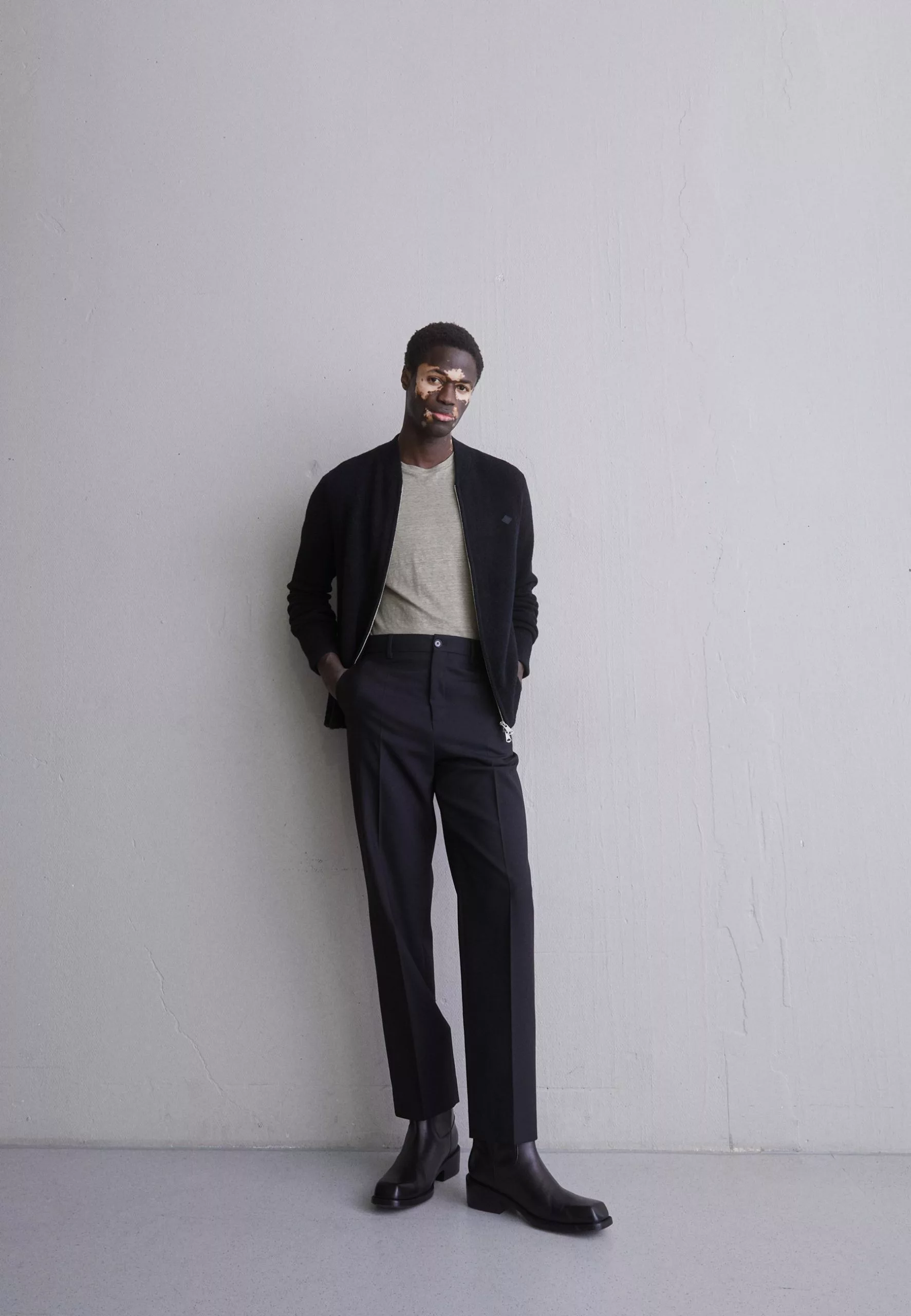 J.LINDEBERGYOUSIN LOGO ZIP - Kofta - Black 2 J.LINDEBERGYOUSIN LOGO ZIP - Kofta - Black - Bild 2