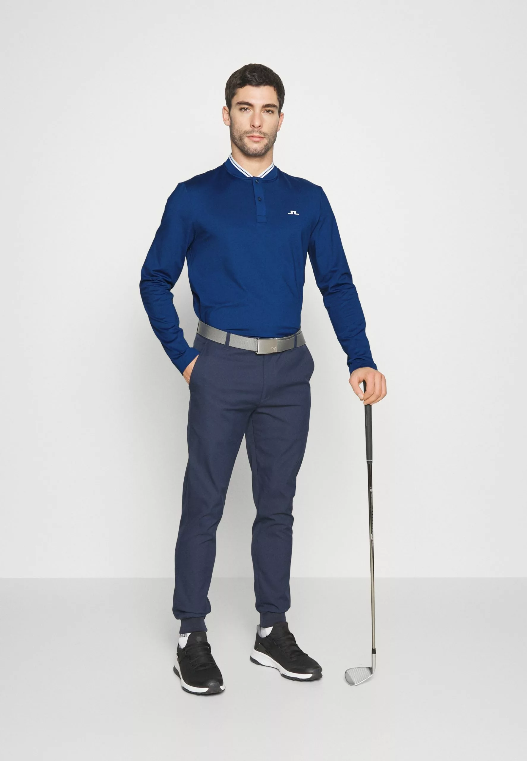 J.LINDEBERGTYSON LS REG FIT - Långärmad Tröja - Navy/peony 2 J.LINDEBERGTYSON LS REG FIT - Långärmad Tröja - Navy/peony - Bild 2