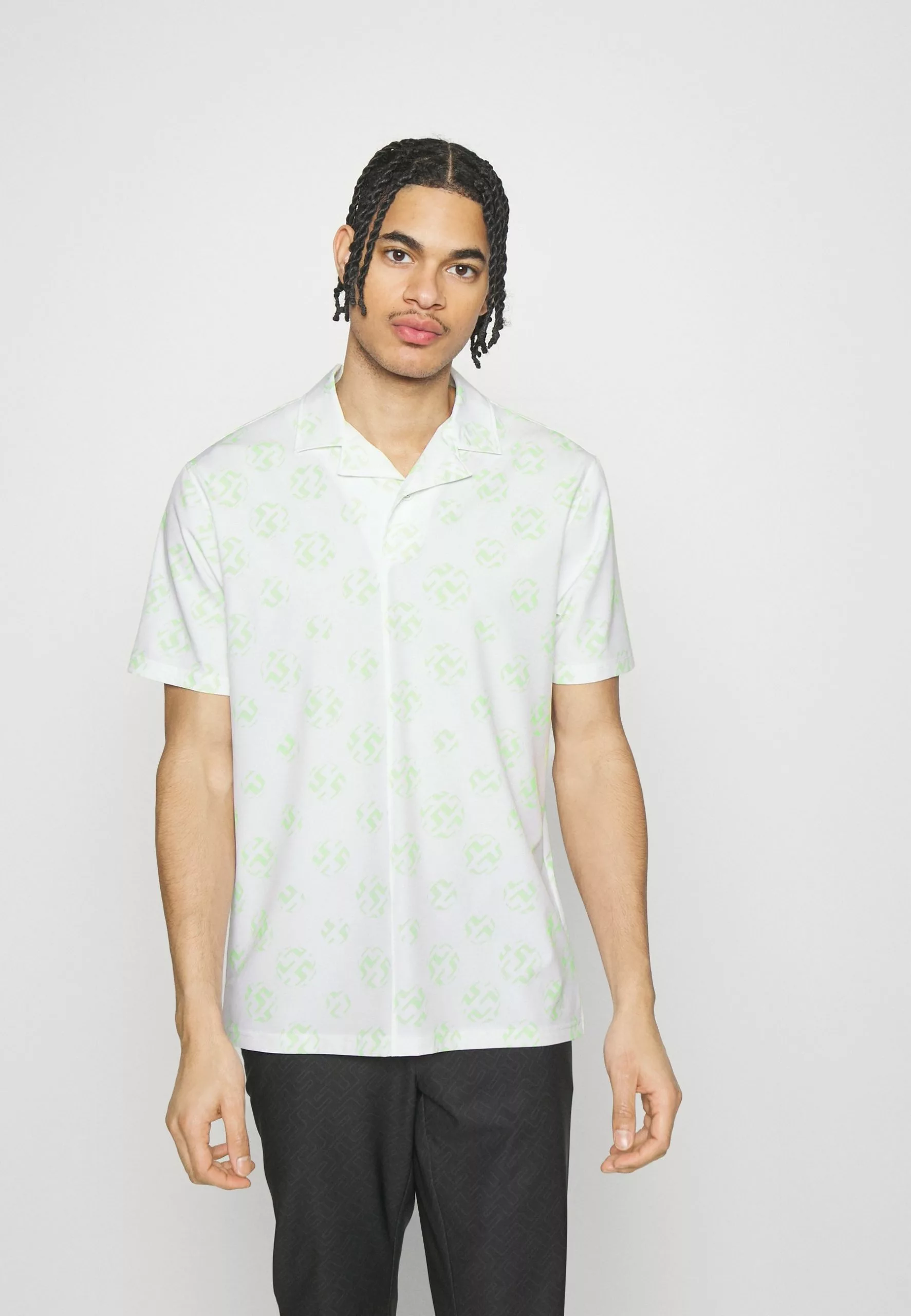 J.Lindeberg SportsRESORT REG FIT - T-shirt Med Print - White 1 J.Lindeberg SportsRESORT REG FIT - T-shirt Med Print - White