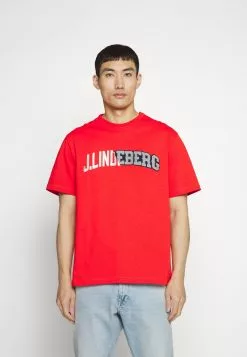 J.LINDEBERGCAMILO GRAPHIC - T-shirt Med Print - Fiery Red -J.Lindeberg Affär bf66c9844c214ac5936f5b5379112f7d