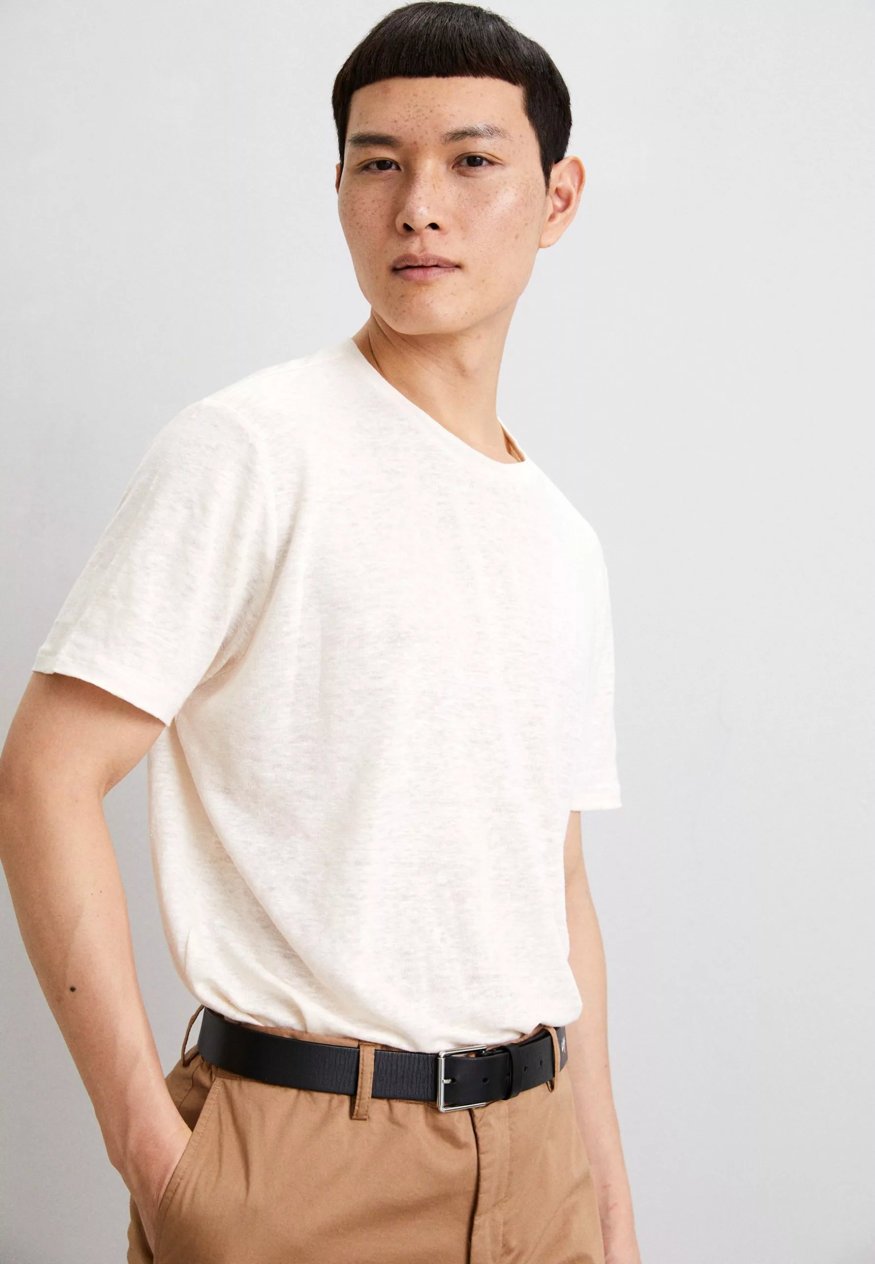 J.LINDEBERGCOMA TEE - T-shirt - Bas - Turtledove 1 J.LINDEBERGCOMA TEE - T-shirt - Bas - Turtledove