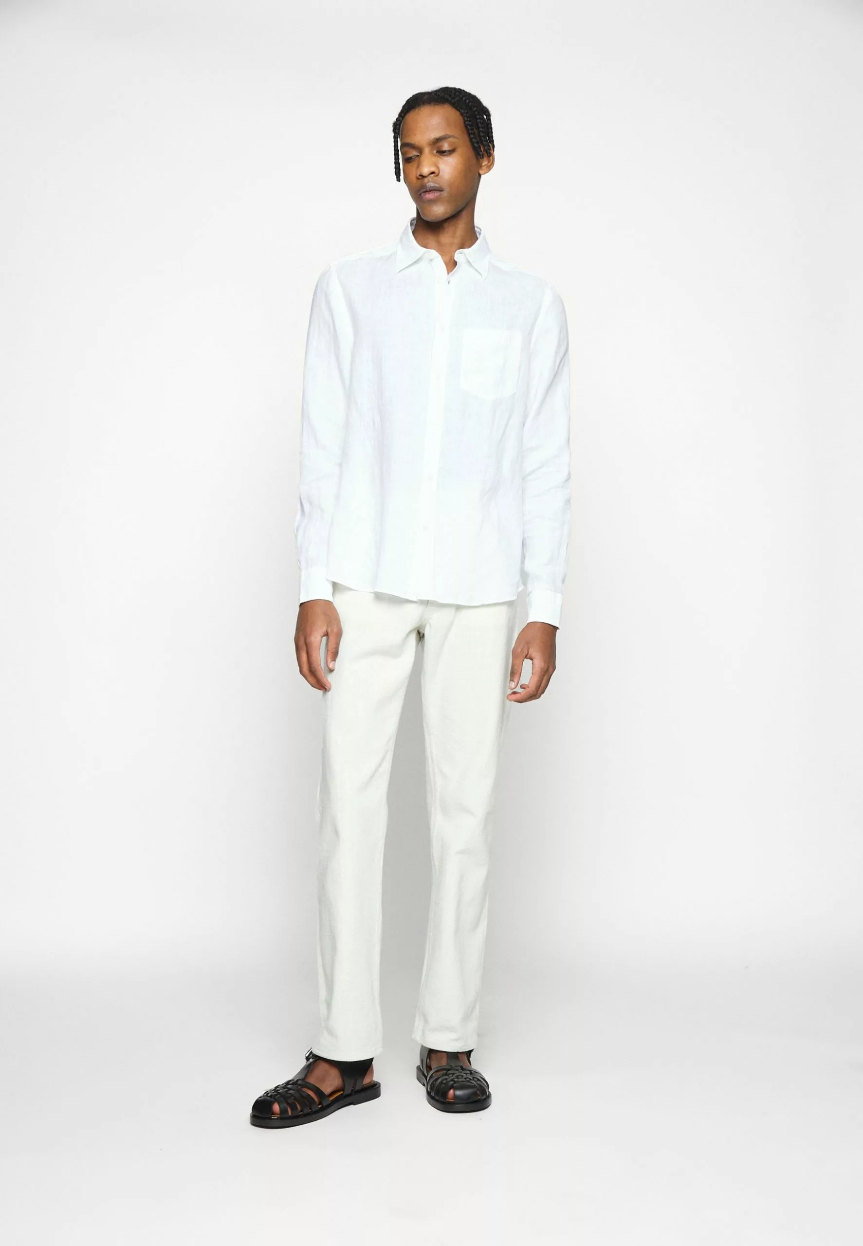 J.LINDEBERGCLEAN SHIRT - Skjorta - White 3 J.LINDEBERGCLEAN SHIRT - Skjorta - White - Bild 3