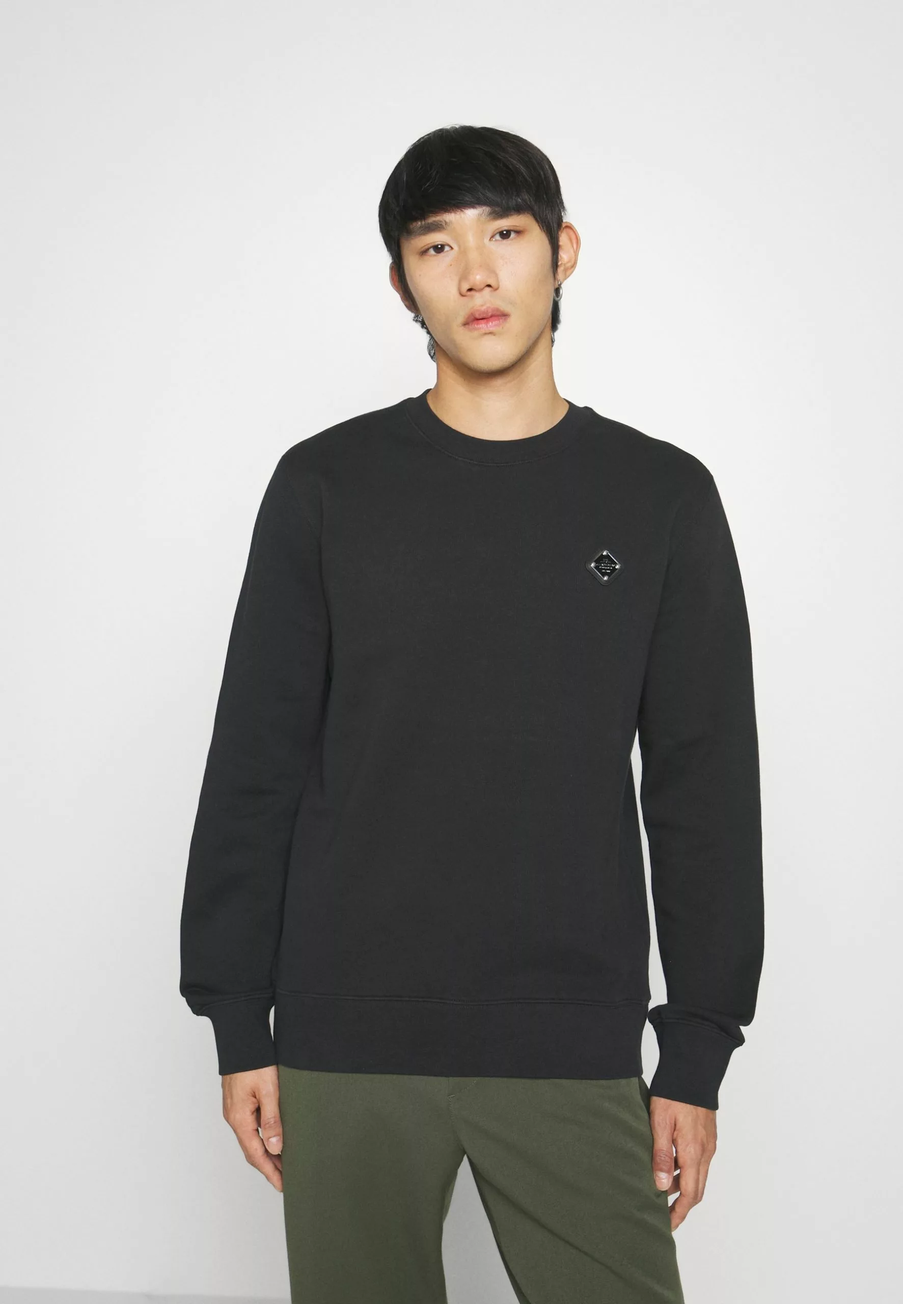 J.LINDEBERGTHROW PATCH C NECK - Sweatshirt - Black 3 J.LINDEBERGTHROW PATCH C NECK - Sweatshirt - Black - Bild 3