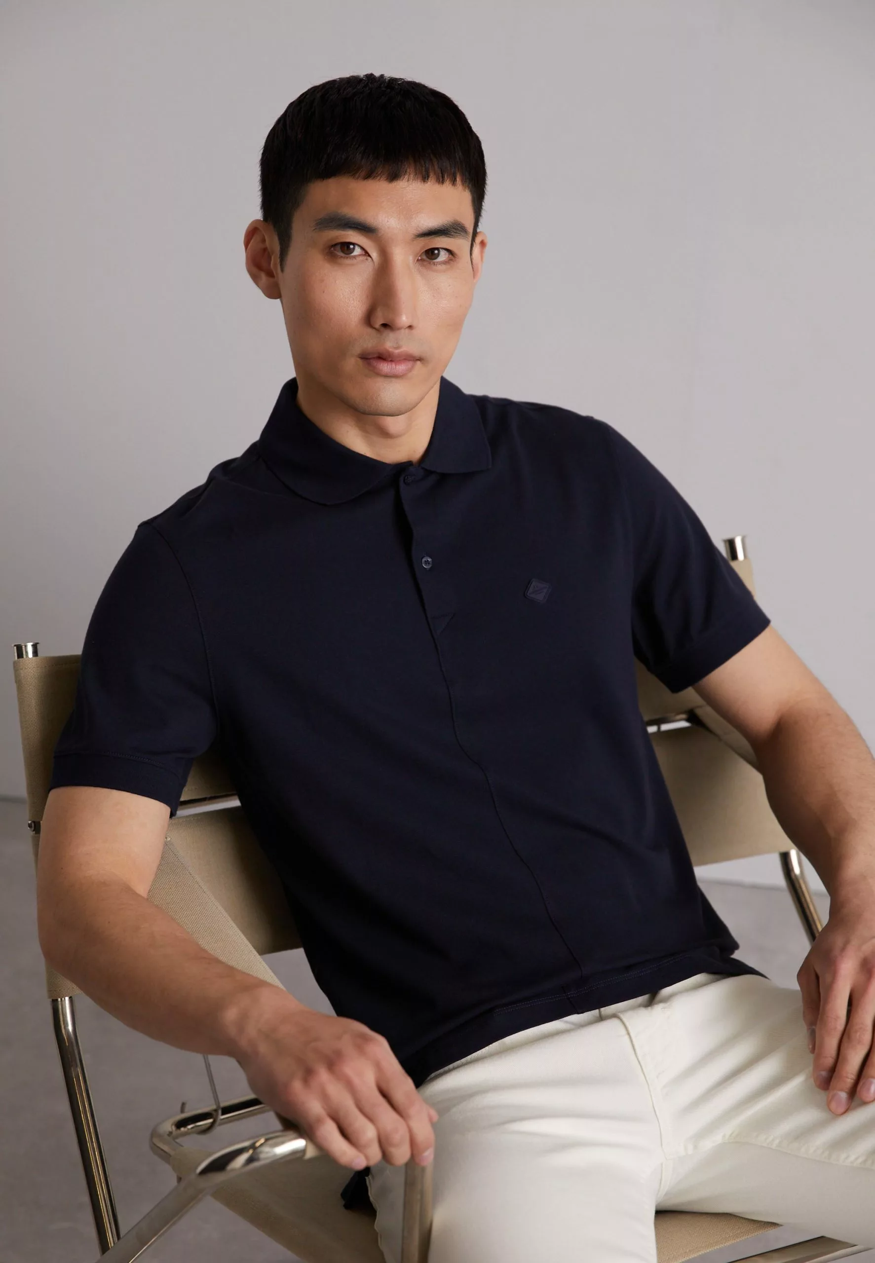 J.LINDEBERGRUBI SLIM - Piké - Navy 1 J.LINDEBERGRUBI SLIM - Piké - Navy