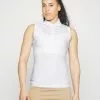 J.Lindeberg SportsLALE SLEEVELESS TOP - Piké - White
