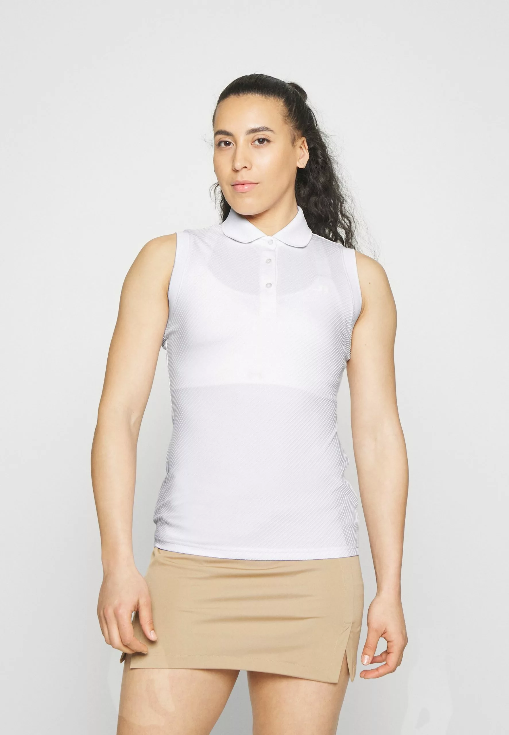 J.Lindeberg SportsLALE SLEEVELESS TOP - Piké - White 1 J.Lindeberg SportsLALE SLEEVELESS TOP - Piké - White