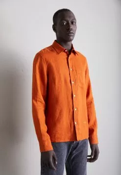 J.LINDEBERGCLEAN SHIRT - Skjorta - Bombay Brown