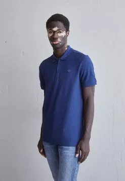 J.LINDEBERGARLO LOGO PATCH - Piké - Navy Peony