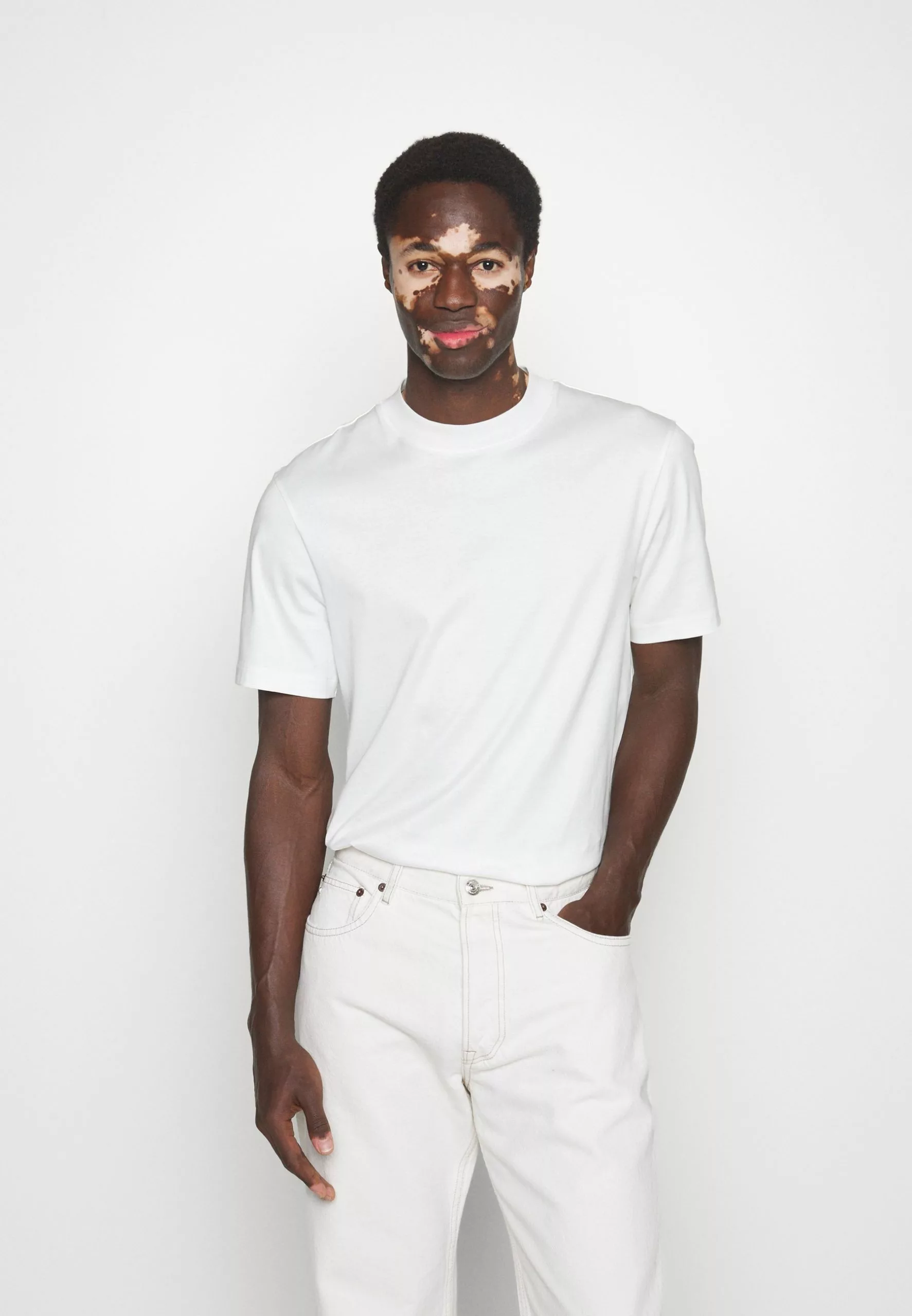 J.LINDEBERGACE MOCK NECK - T-shirt - Bas - White 3 J.LINDEBERGACE MOCK NECK - T-shirt - Bas - White - Bild 3