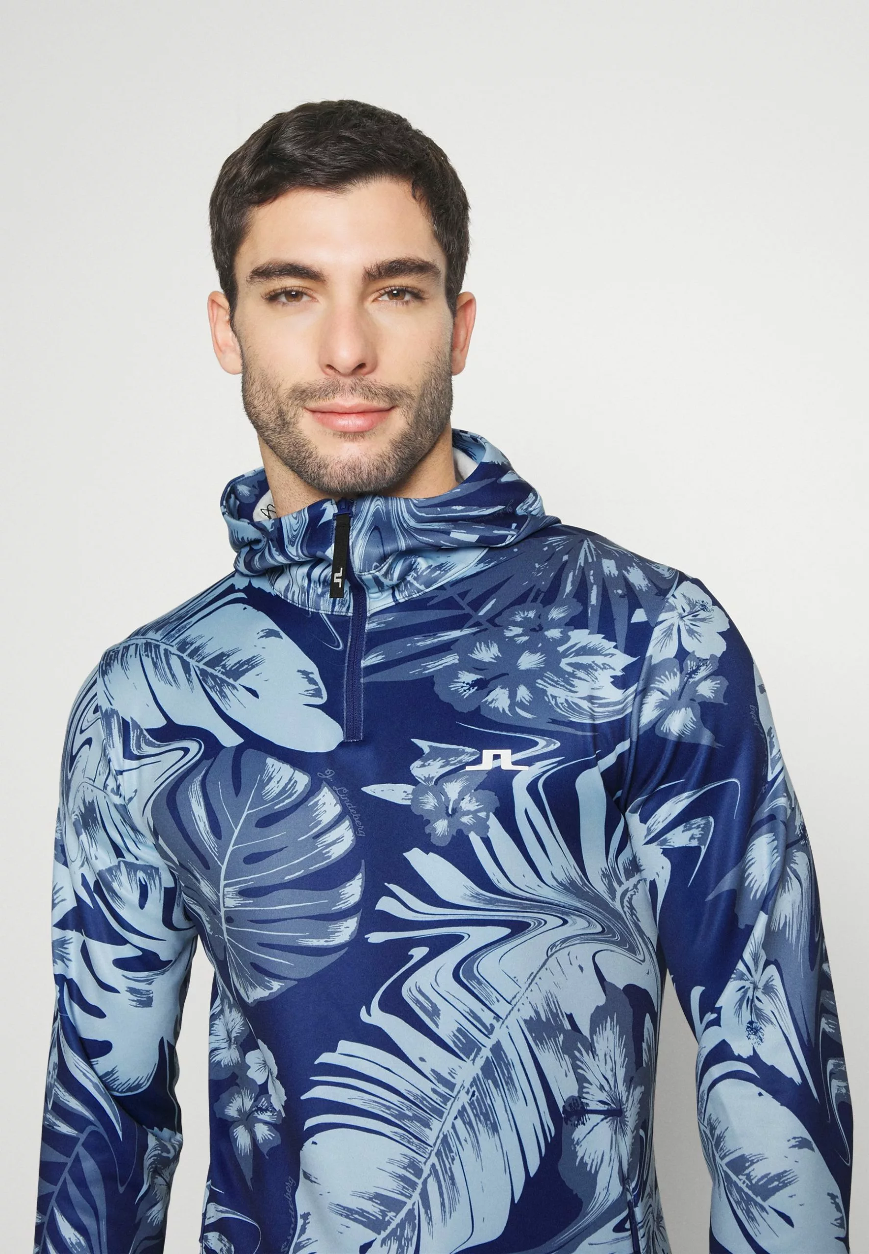 J.Lindeberg SportsAERIAL QUATER HOOD - Långärmad Tröja - Hibiscus Blue 5 J.Lindeberg SportsAERIAL QUATER HOOD - Långärmad Tröja - Hibiscus Blue - Bild 5