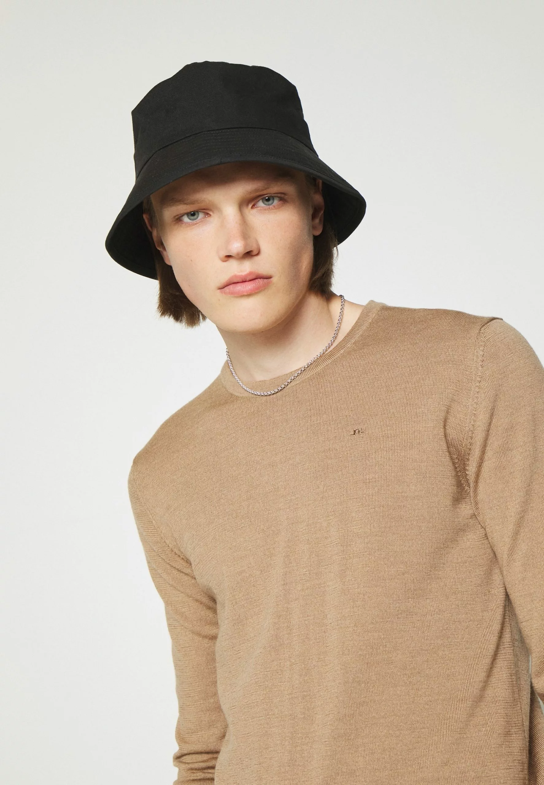 J.LINDEBERGLYLE CREW NECK - Stickad Tröja - Tiger Brown 6 J.LINDEBERGLYLE CREW NECK - Stickad Tröja - Tiger Brown - Bild 6