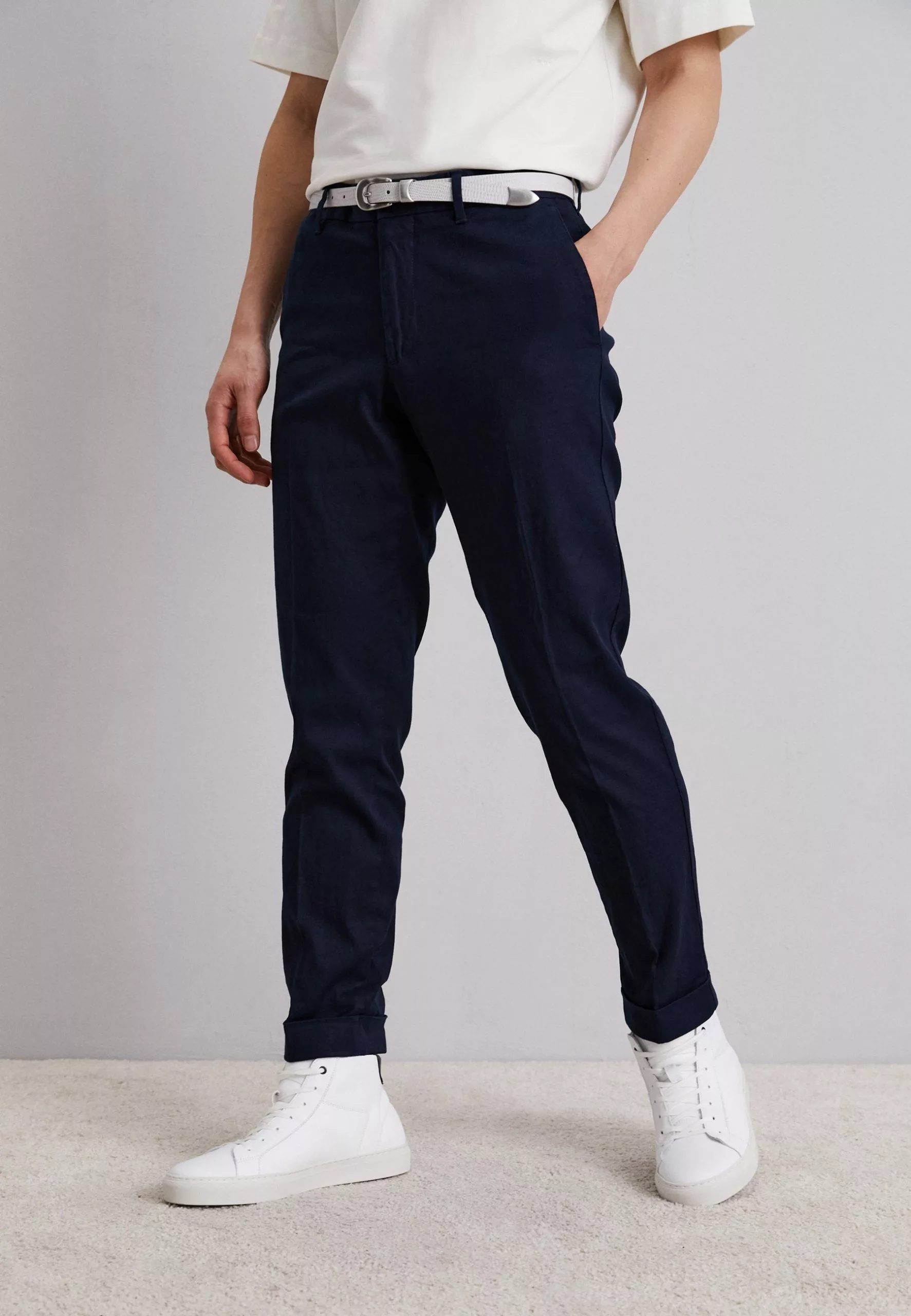 J.LINDEBERGGRANT PANTS - Chinos - Navy 1 J.LINDEBERGGRANT PANTS - Chinos - Navy
