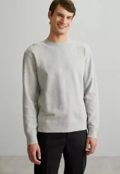 J.LINDEBERGCHIP CREW NECK - Sweatshirt - Light Grey
