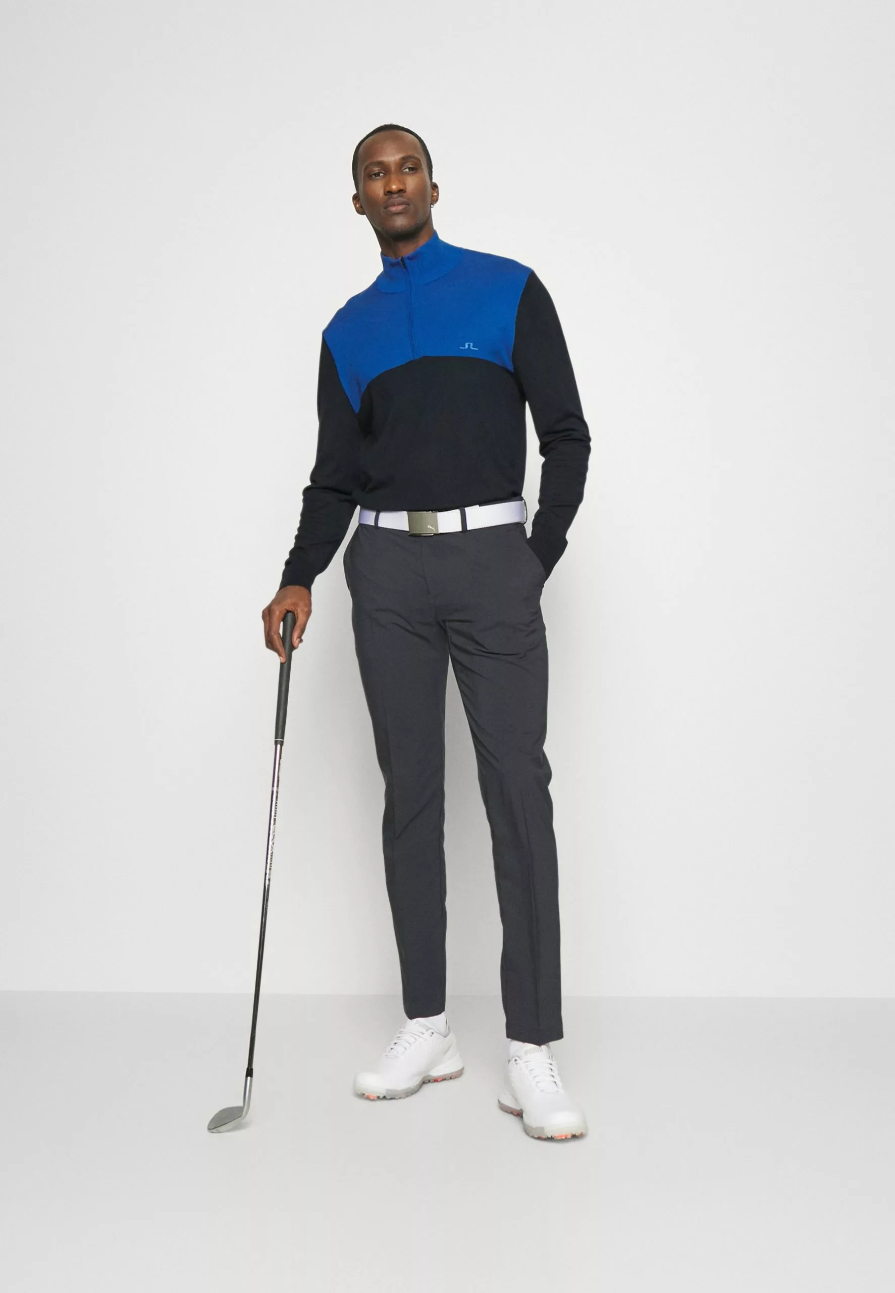 J.LINDEBERGJEFF SWEATER - Stickad Tröja - Navy 2 J.LINDEBERGJEFF SWEATER - Stickad Tröja - Navy - Bild 2