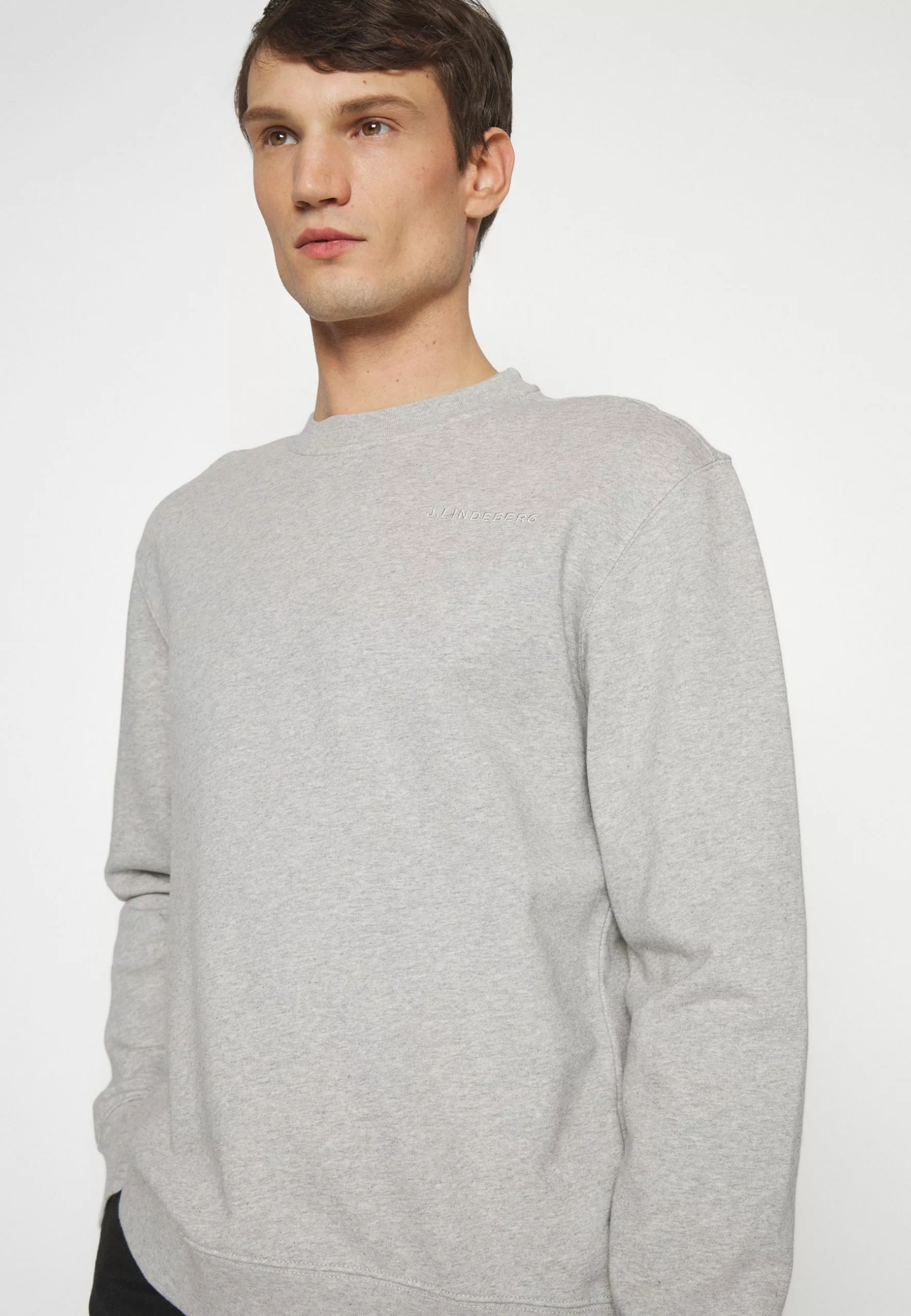 J.LINDEBERGCHIP CREW NECK - Sweatshirt - Light Grey 6 J.LINDEBERGCHIP CREW NECK - Sweatshirt - Light Grey - Bild 6