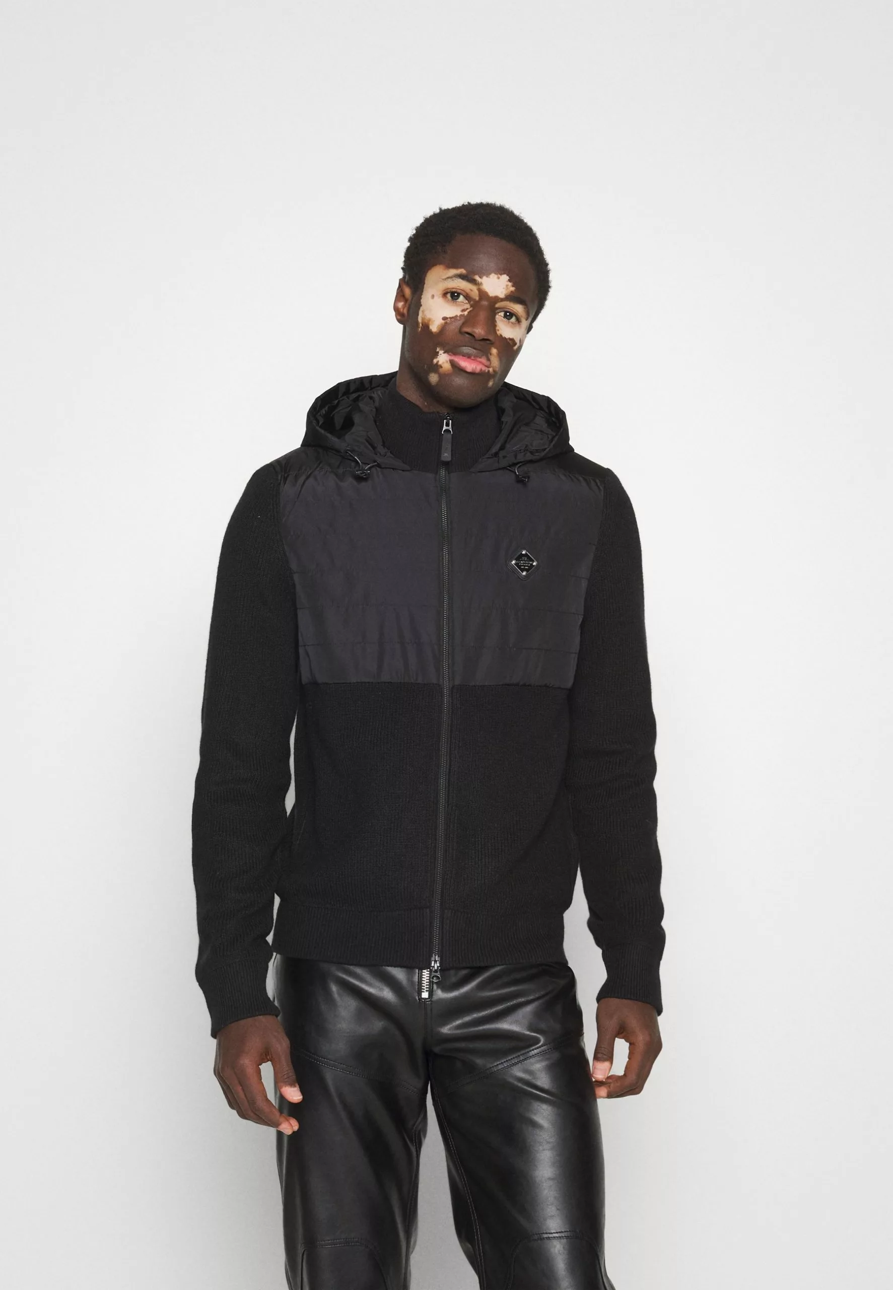 J.LINDEBERGPERRY HYBRID HOOD JACKET - Kofta - Black 3 J.LINDEBERGPERRY HYBRID HOOD JACKET - Kofta - Black - Bild 3