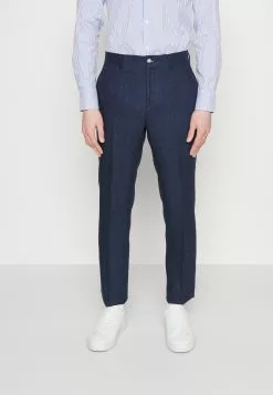 J.LINDEBERGLEO PANTS - Kostymbyxor - Blue Indigo